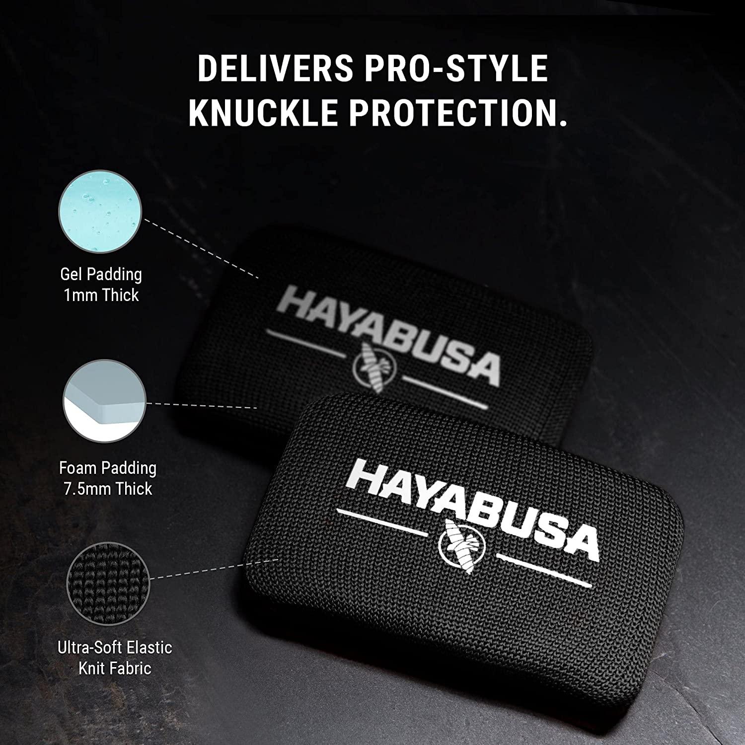 Hayabusa Boxing Knuckle Guards Small/Medium Black