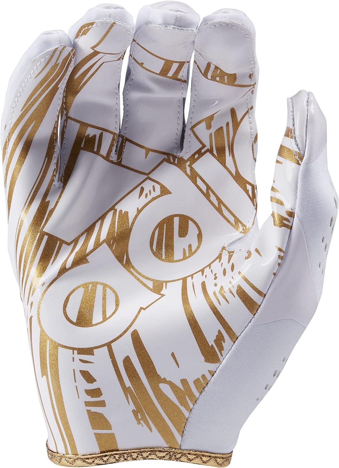 Buy adidas Adizero 12 Football Receiver Gloves White/Metallic