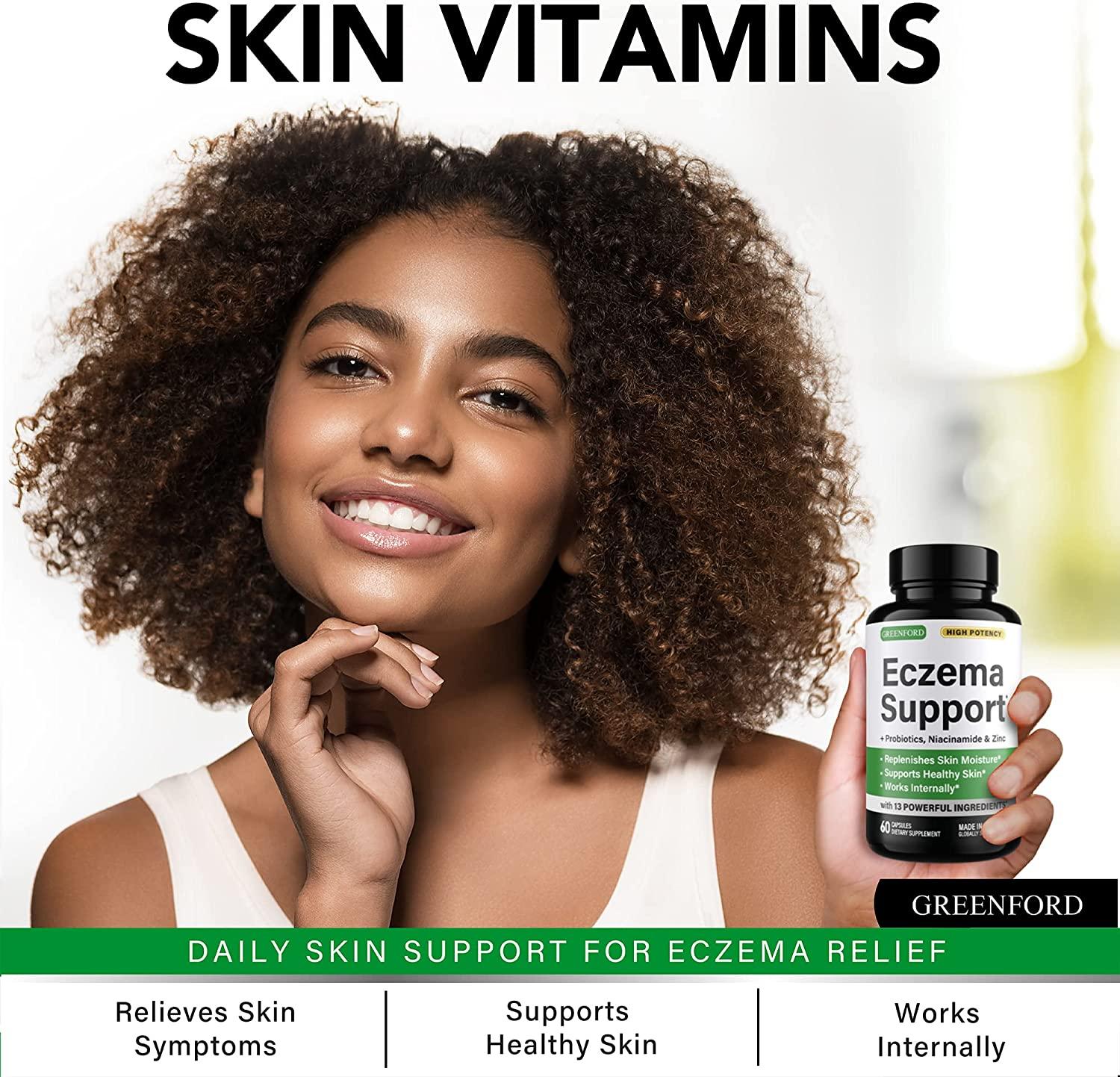 Natural Eczema Relief Supplement USA Made Alternative to Dupixent