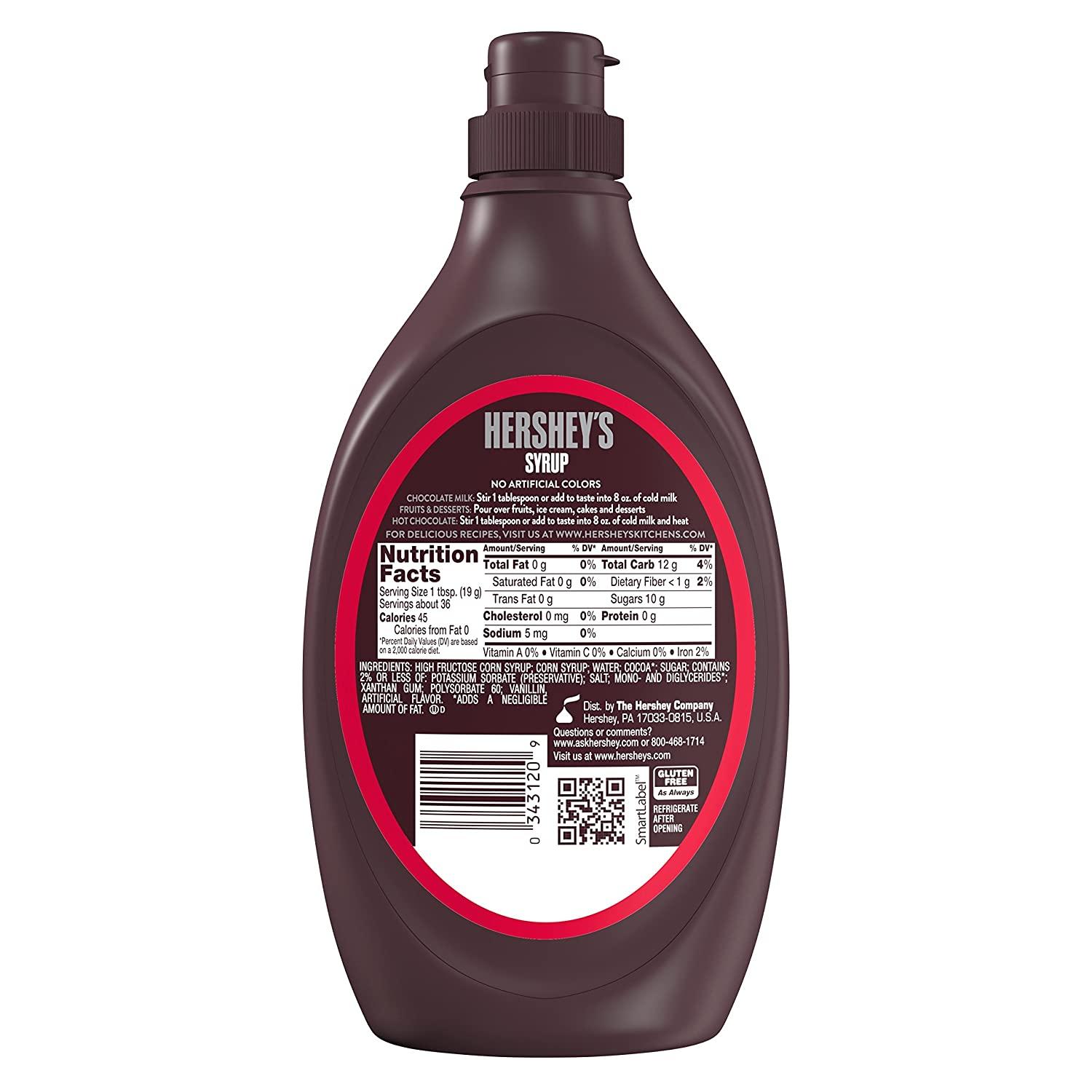 Hershey's Chocolate Syrup - 24 Ounce | Delicious and Versatile ...