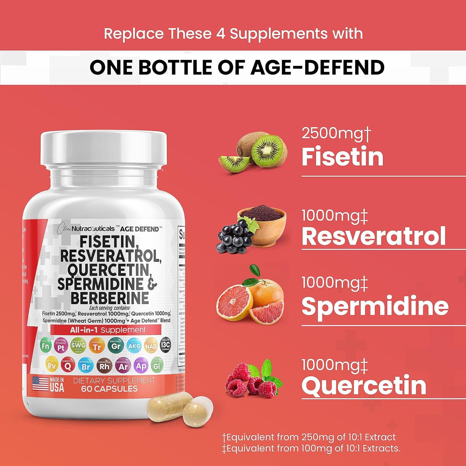 Premium Healthy Aging Support Supplement for Longevity Fisetin