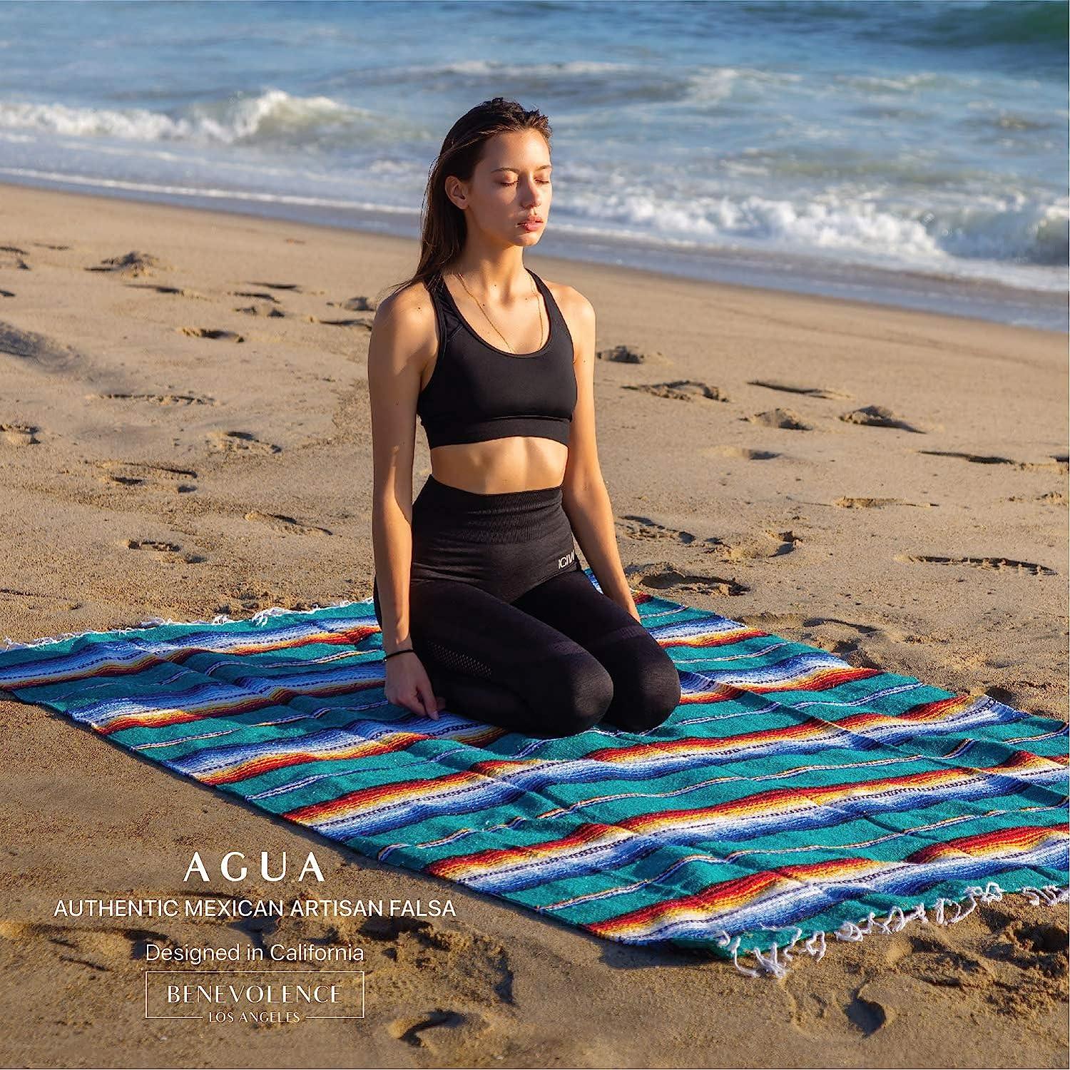 Premium Mexican Handwoven Blanket Authentic Traditional Artisan