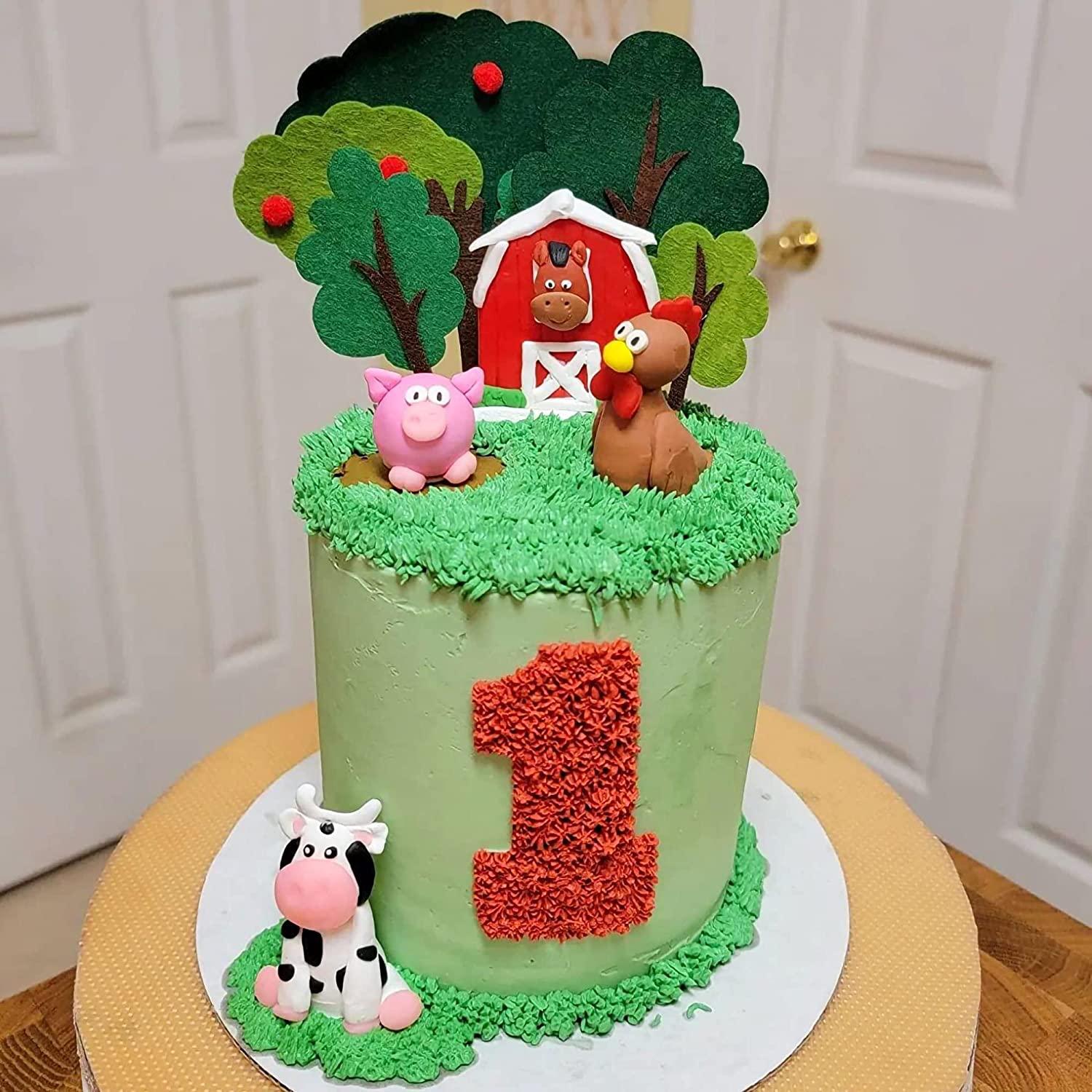 Cow Cake Topper, Cow 1st Birthday, First Birthday Party, Farm