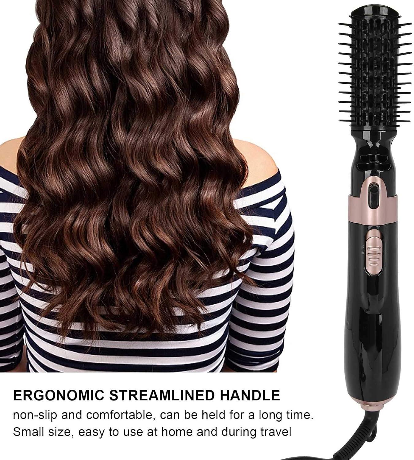 in Hot Air Brush Hair Dryer Brush Curler Combo with