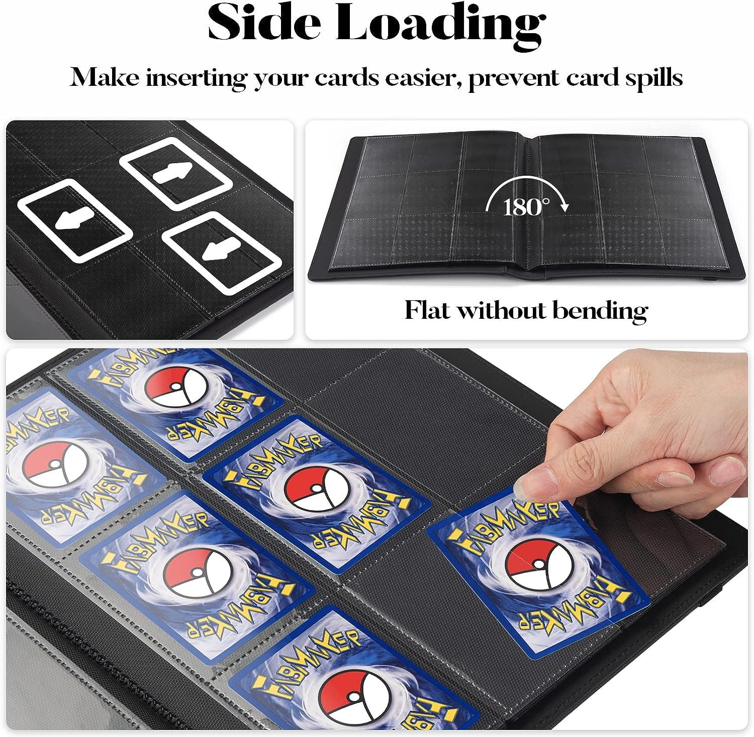 Premium PU Trading Card Binder for 360 Cards | 9 Pocket Fabmaker Card  Collection Holder | Sturdy Card Folders Album for MTC, TCG, Game & Sports  Cards - Black | Buy Now