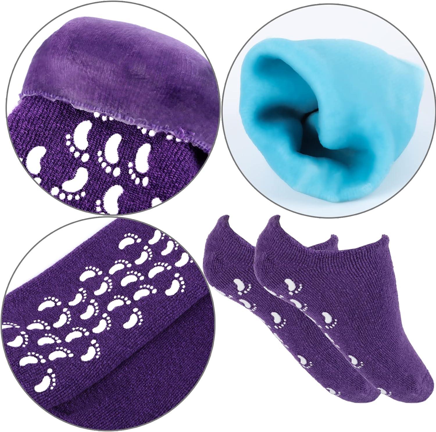 3 Pairs Moisturising Socks Cotton Socks for Moisturising Gel Socks for Women Moisture Socks for