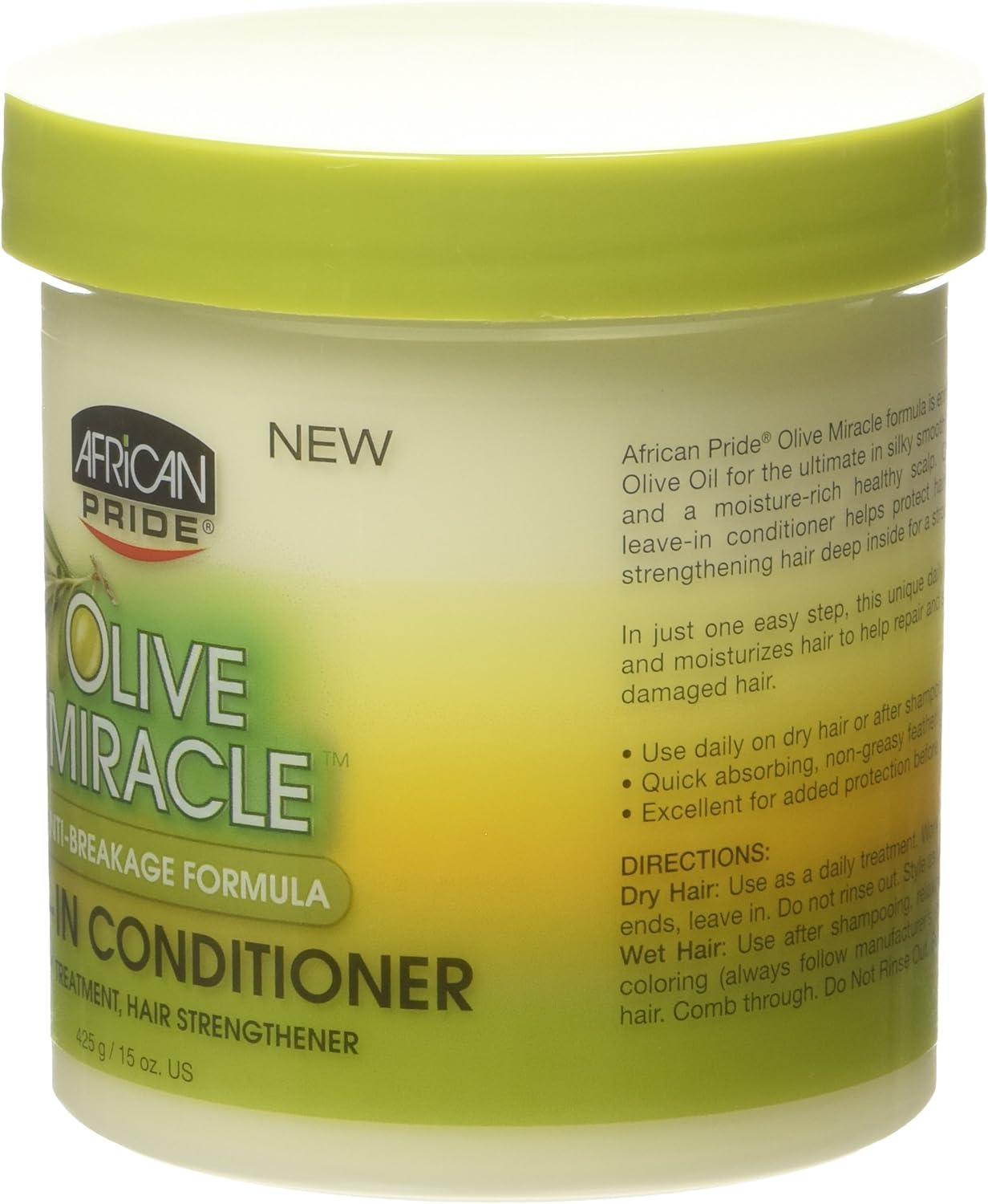 African Pride Olive Miracle No -Lye Relaxer Regular 1 Touchup (Pack Of 2