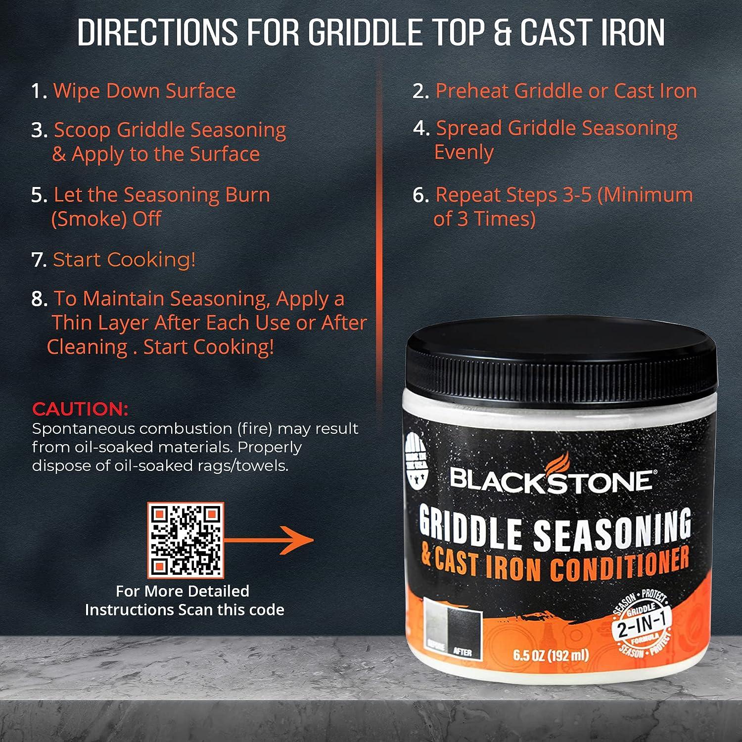 Blackstone 2IN1 Griddle & Cast Iron Seasoning Conditioner 6.5 OZ