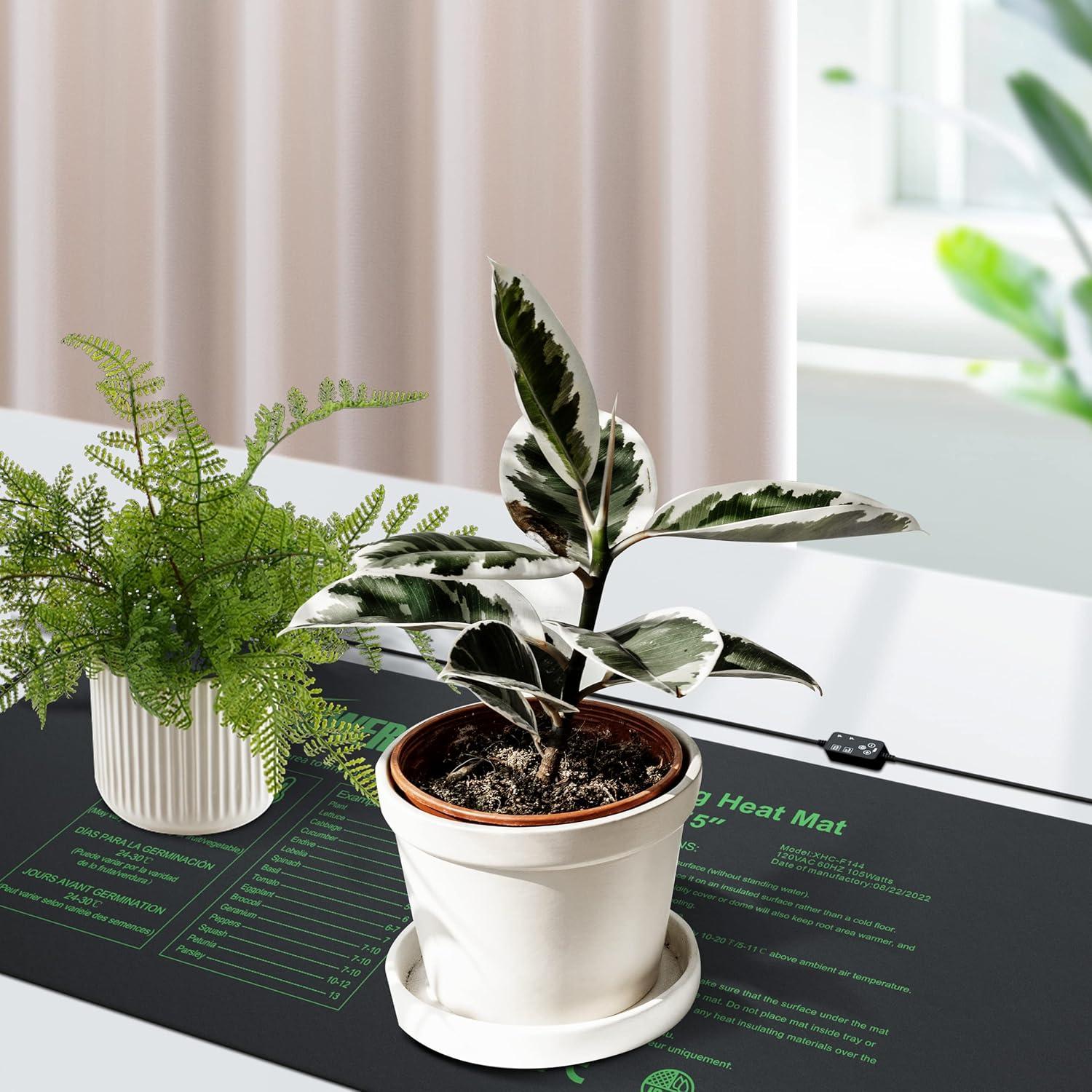 iPower Seedling Mat for Plants - Dual Digital Temperature Controller & MET  Certified Heating Pad | 48 x 20.7 | Ideal for Indoor Gardening & Seed  Starting | Buy Now with Express International Delivery | GoSupps.com