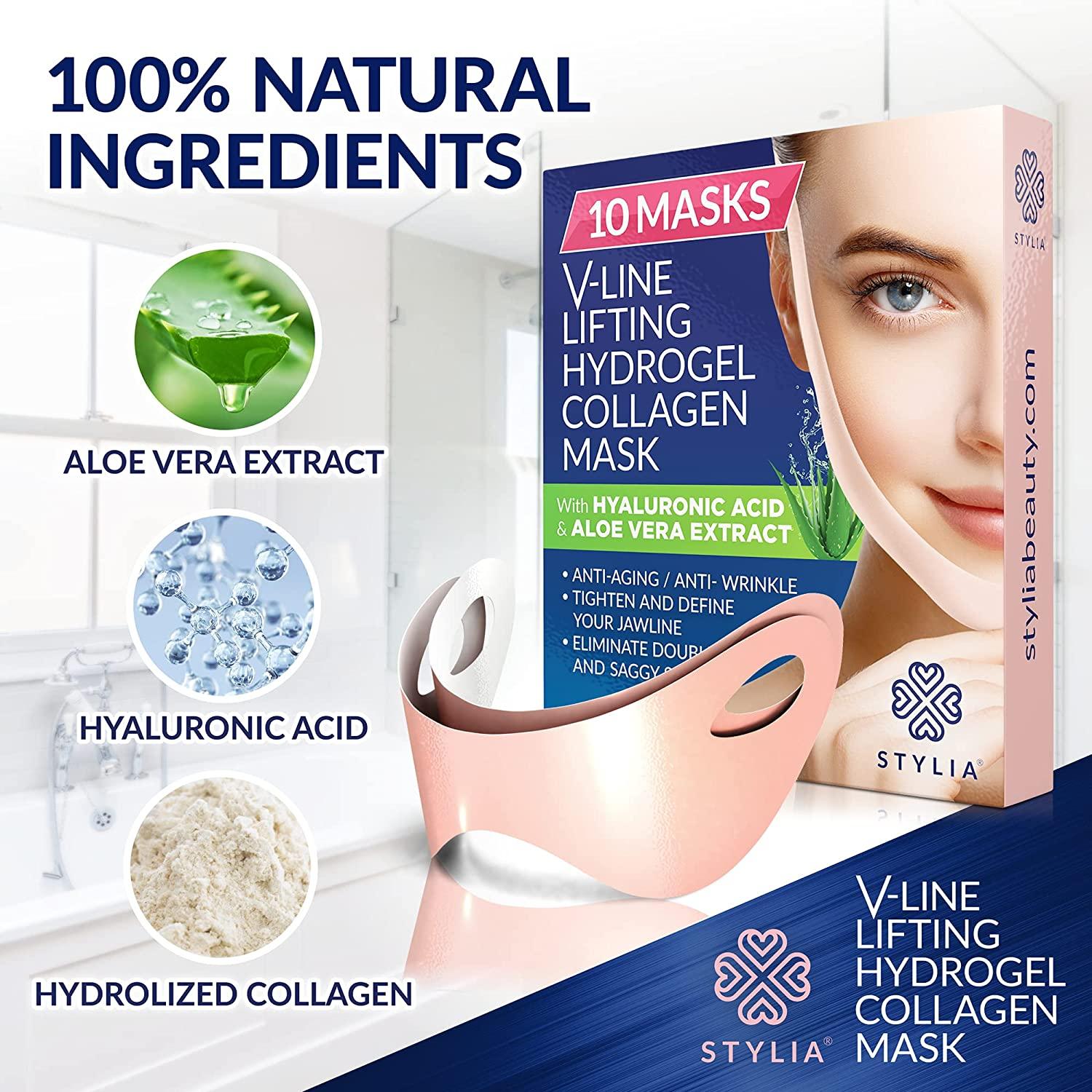 メイク道具・化粧小物 10 Piece V Line Shaping Face Masks 10 Piece V Line Shaping Face Masks V Shaped Shaping Face Mask