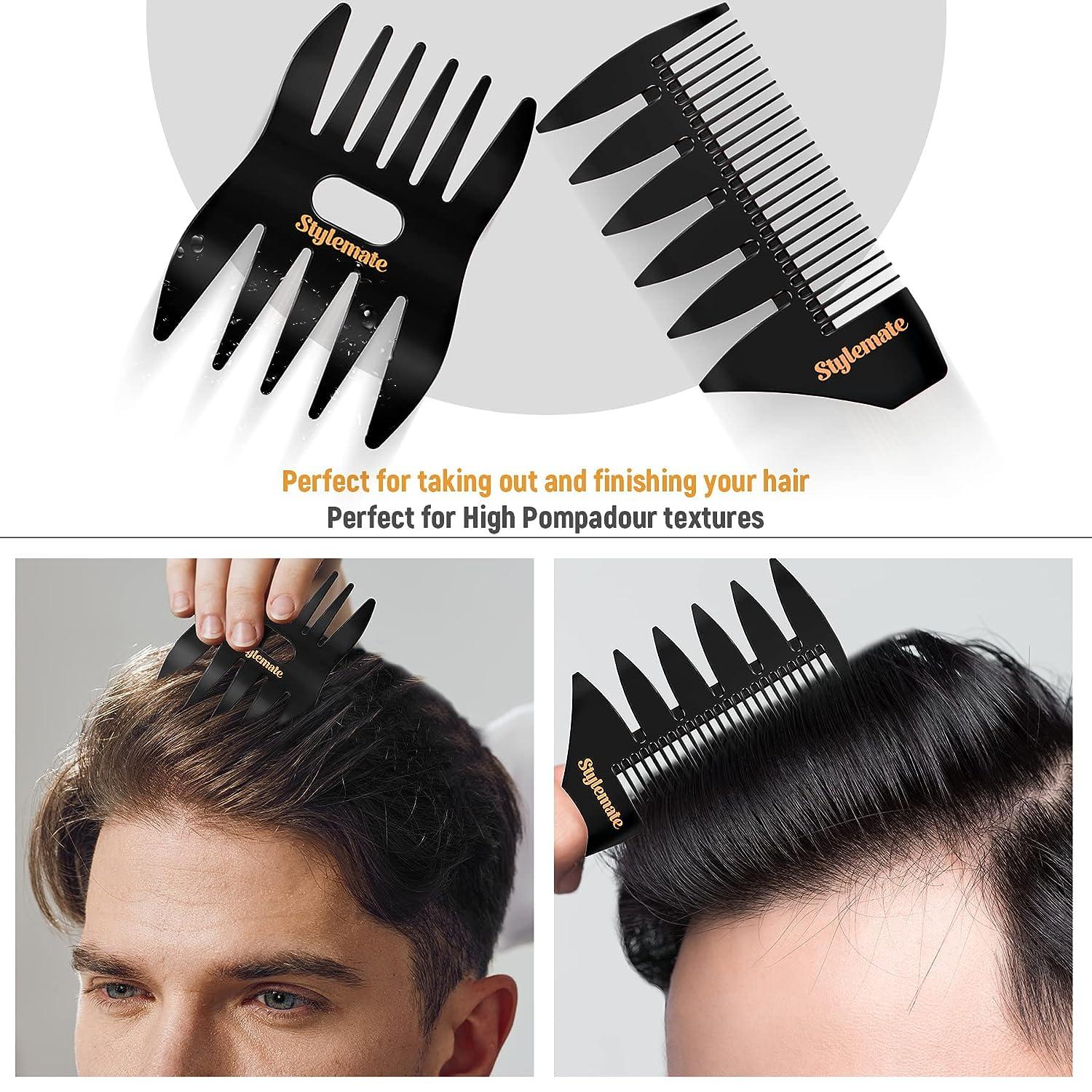 Stylemate Hair Styling Comb and Brush Set For Men Quiff Roller