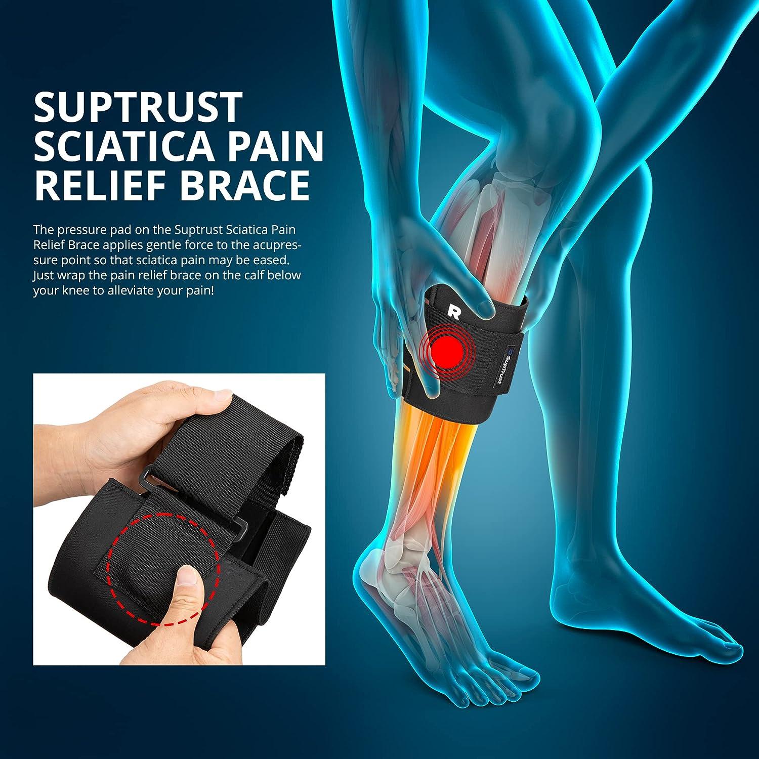 Healrecux Sciatica Pain Relief Brace Devices, Upgraded Brace for Sciatic  Nerve Pain with Dual Pressure Pad Targeted Compression, Sciatic Nerve Brace