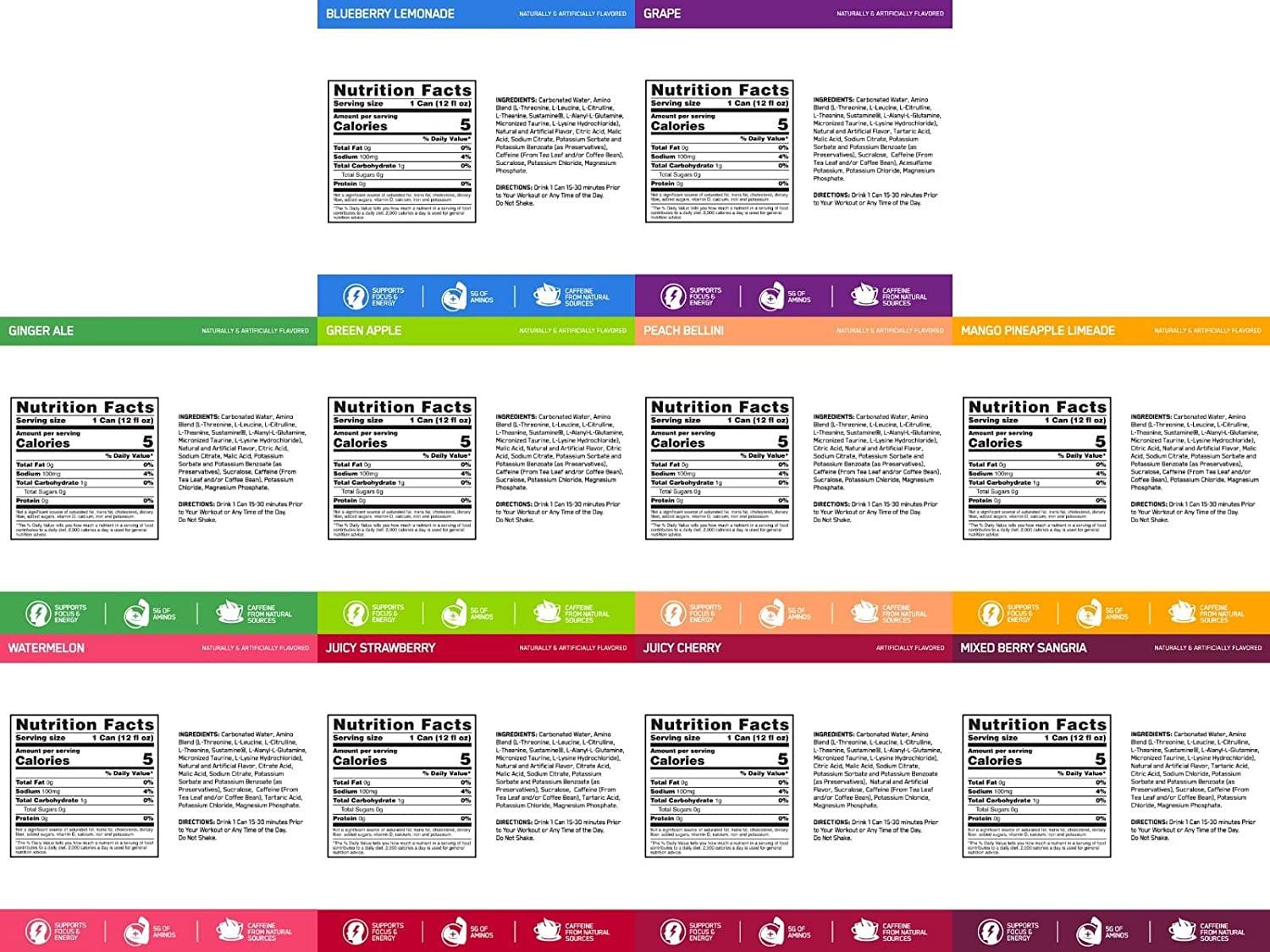 Optimum Nutrition Amino Energy Plus Electrolytes Sparkling Hydration