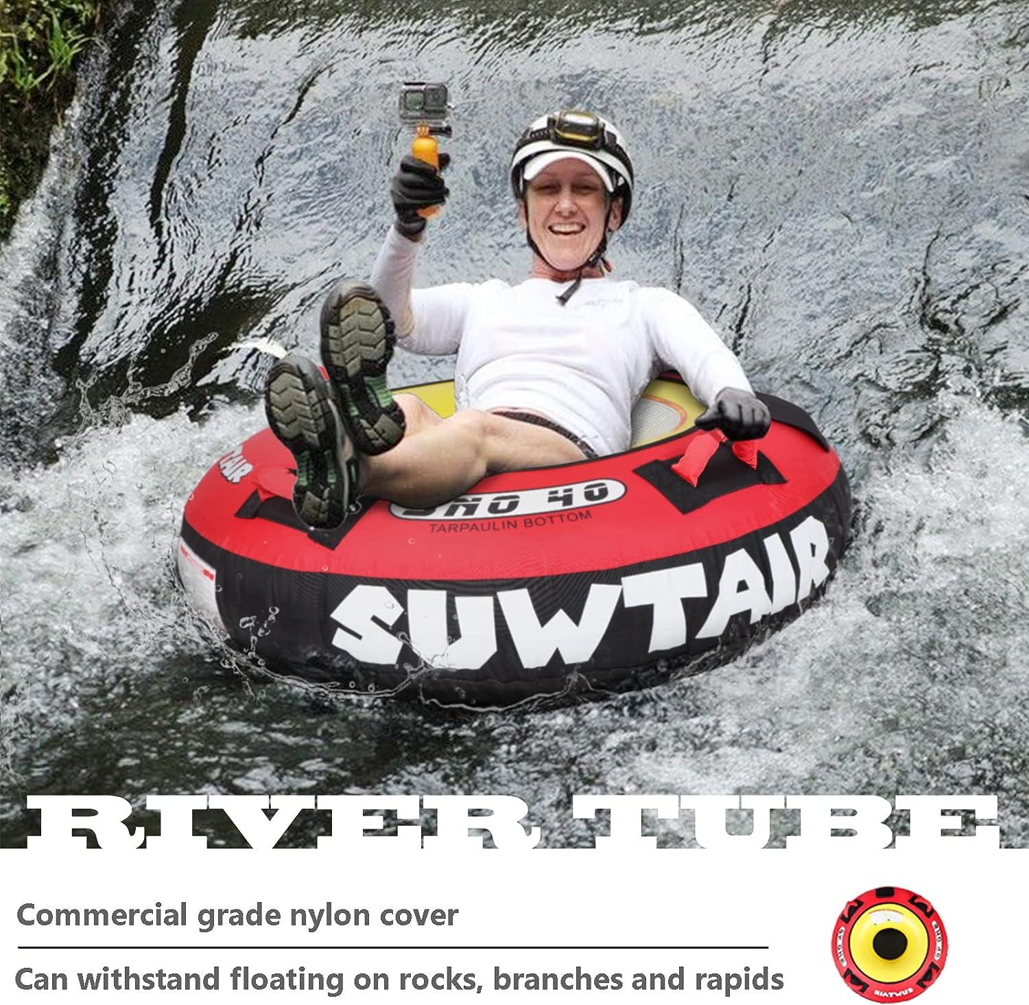 SUWTAIR River Tubes for Floating Heavy Duty with Premium Nylon Cover
