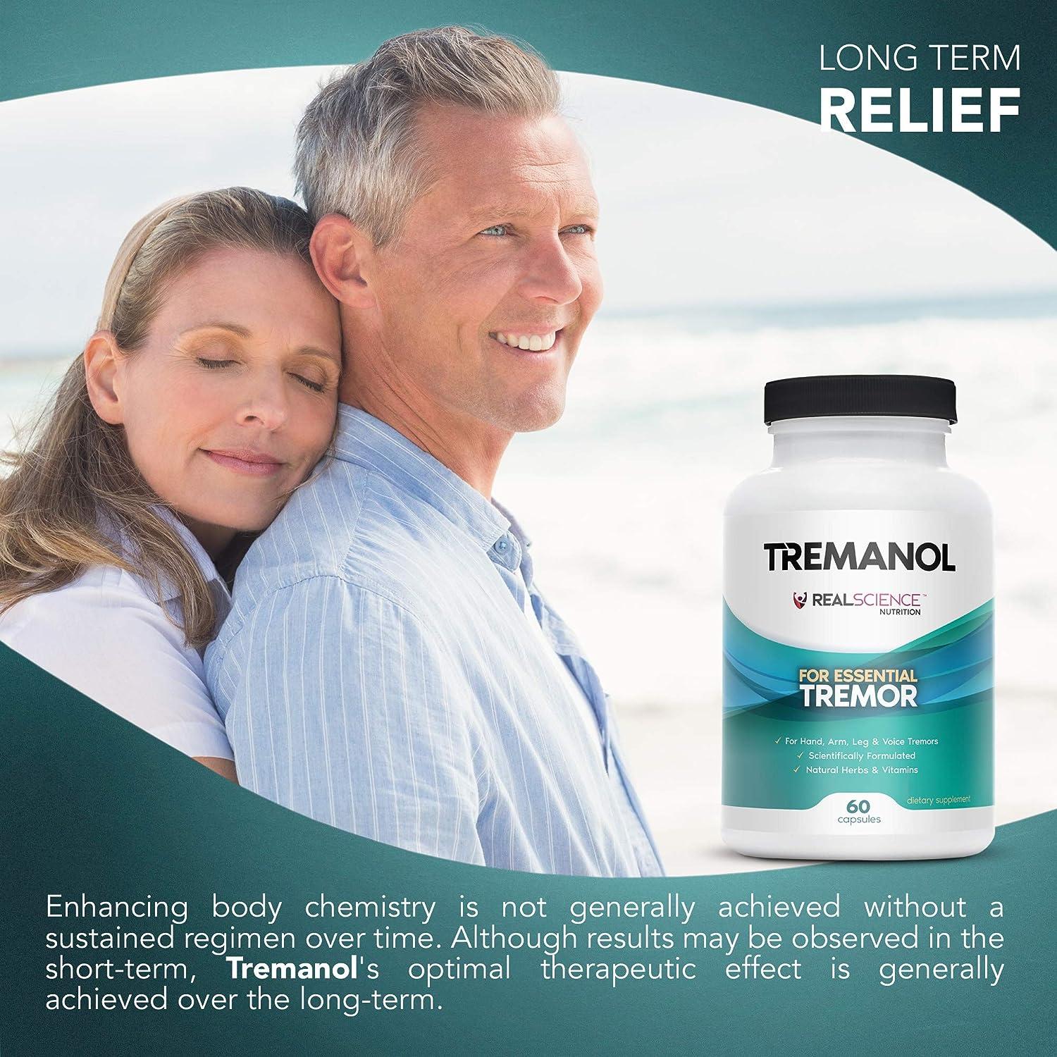 Real Science Nutrition Tremanol All Natural Essential Tremor Herbal ...
