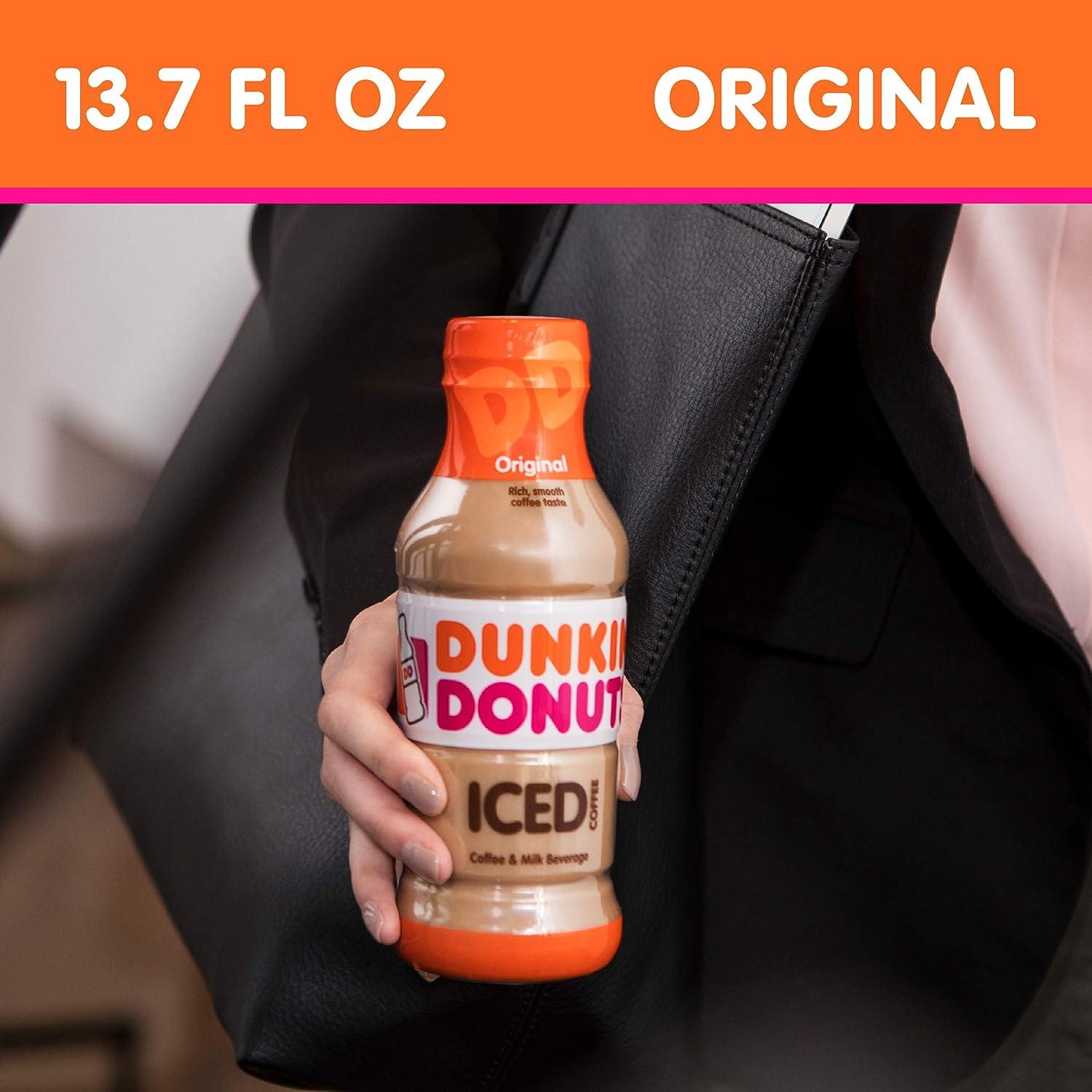 Dunkin Donuts Original Iced Coffee - 13.7oz (Pack of 12) - Shop Now for ...