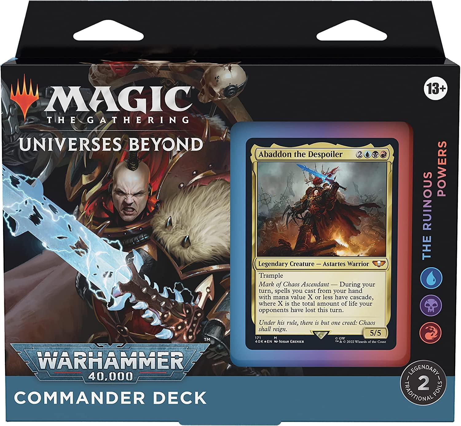 mtg universes beyond warhammer 40k commander deck Amazon.com: Magic: The Gathering: Unfinity