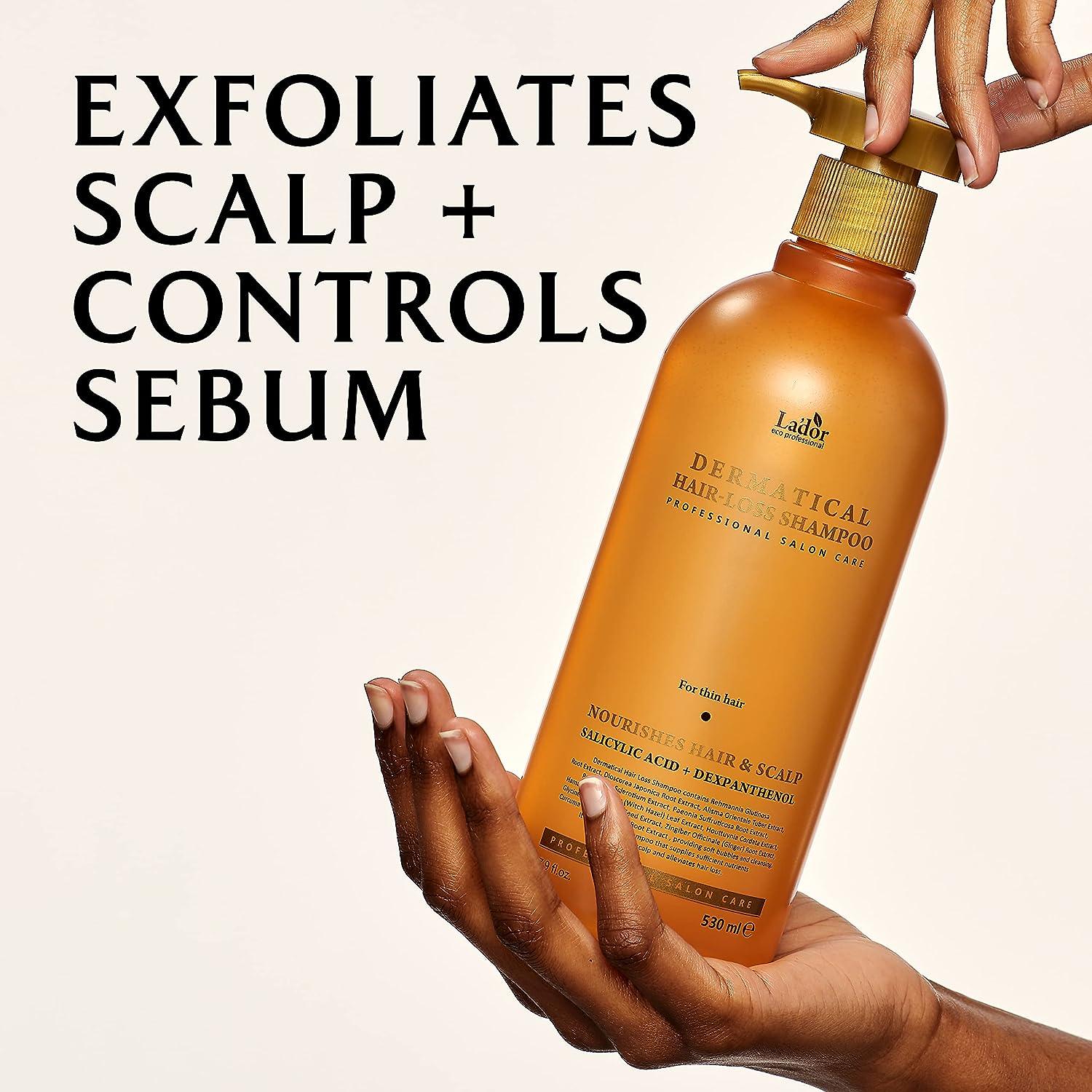 LA'DOR Dermatical HairLoss Shampoo (17.9 fl.oz.) Made with Salicylic