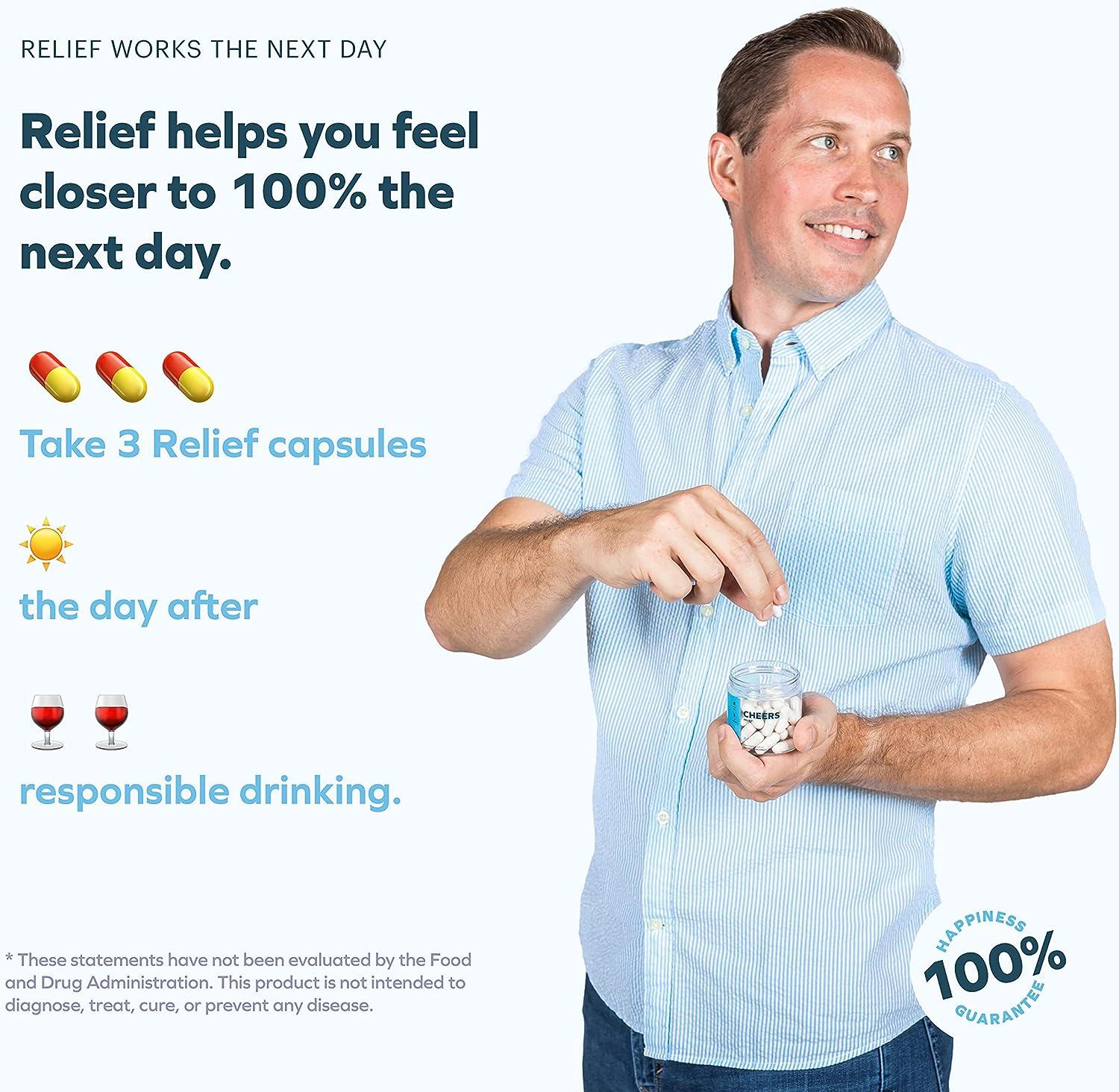 Cheers R&R Combo Restore + Relief Feel Better After Drinking