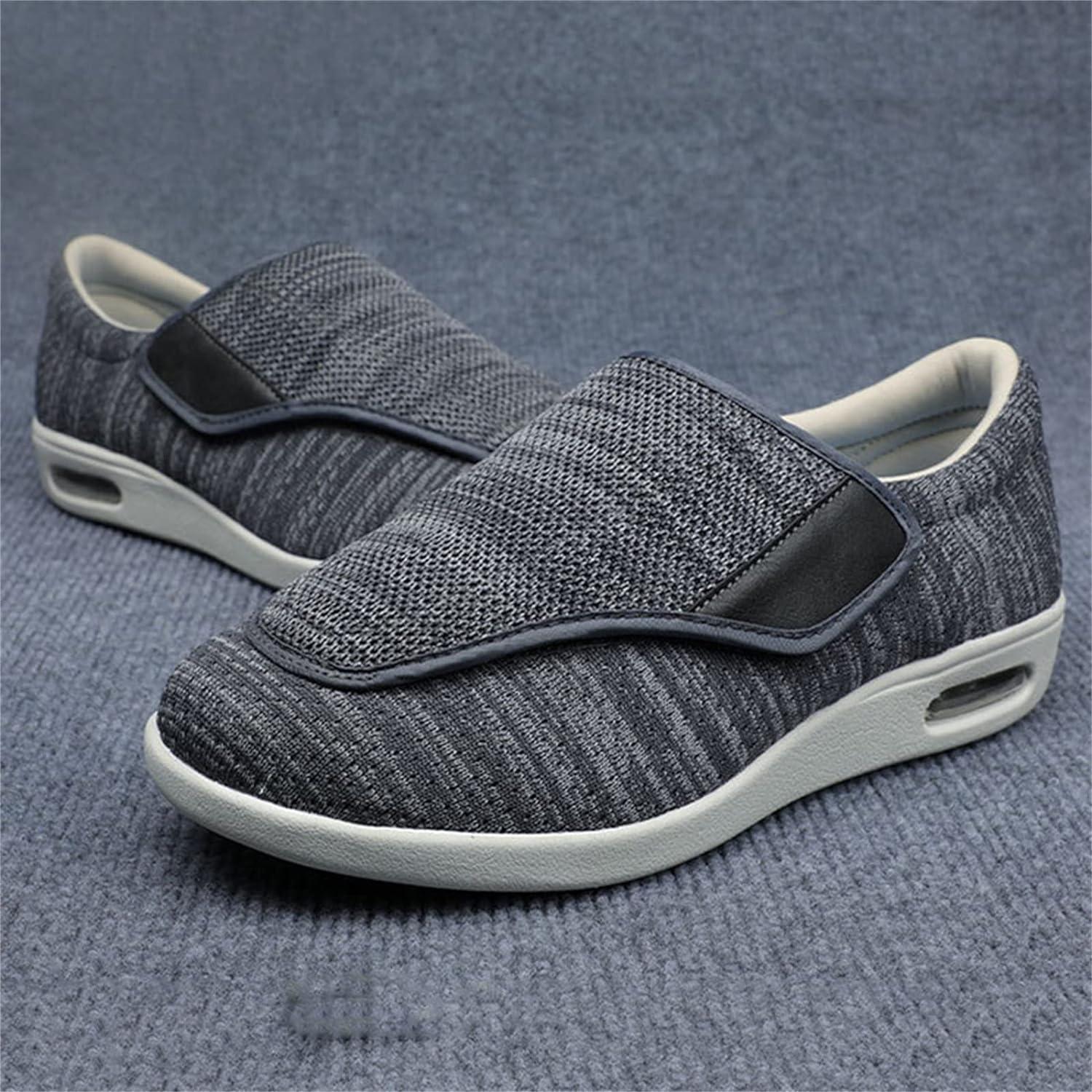 mens adjustable slippers for swollen feet