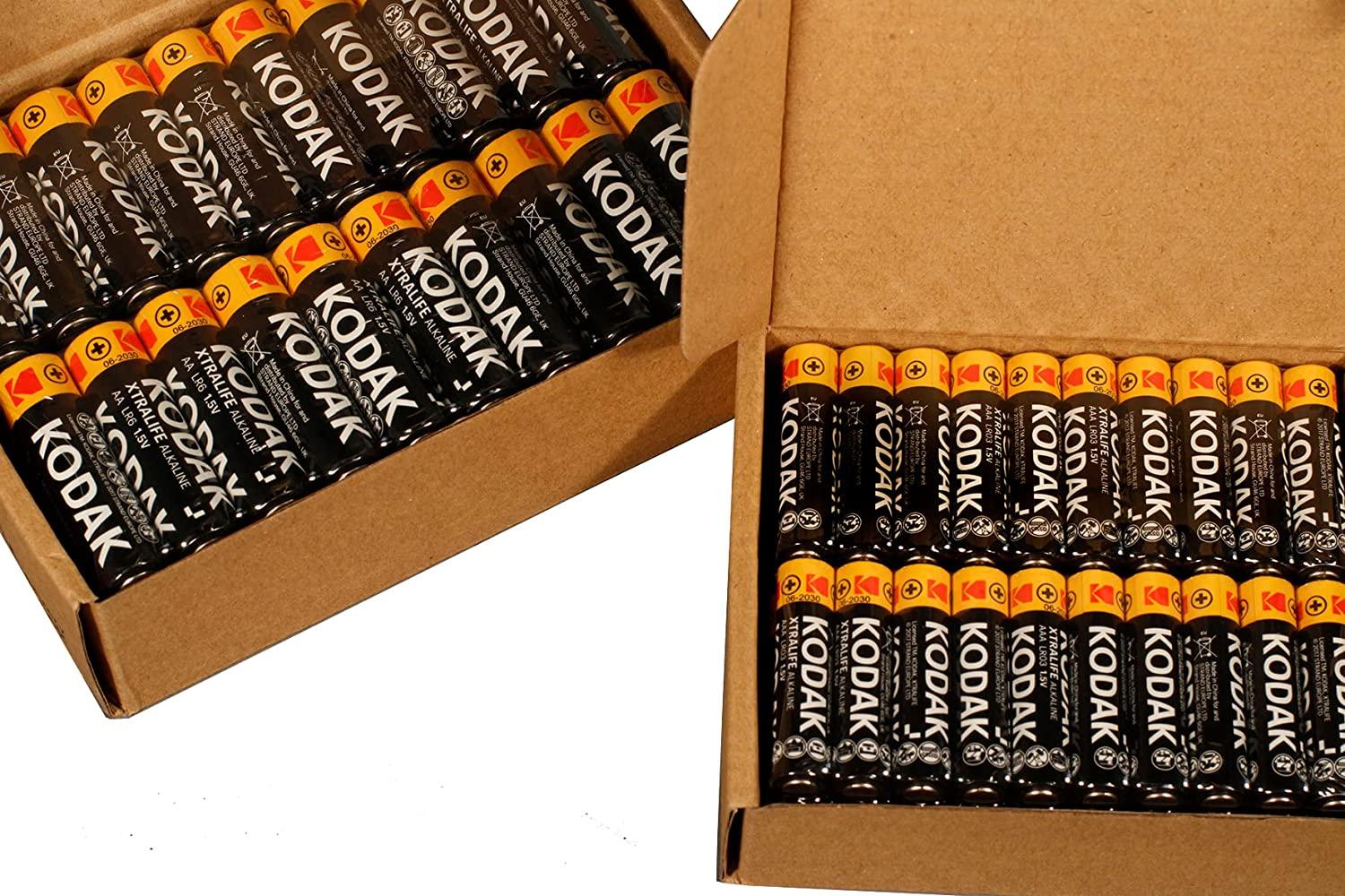 KODAK AAA Batteries 60 Pack with 10 Years Shelf Life Long Lasting