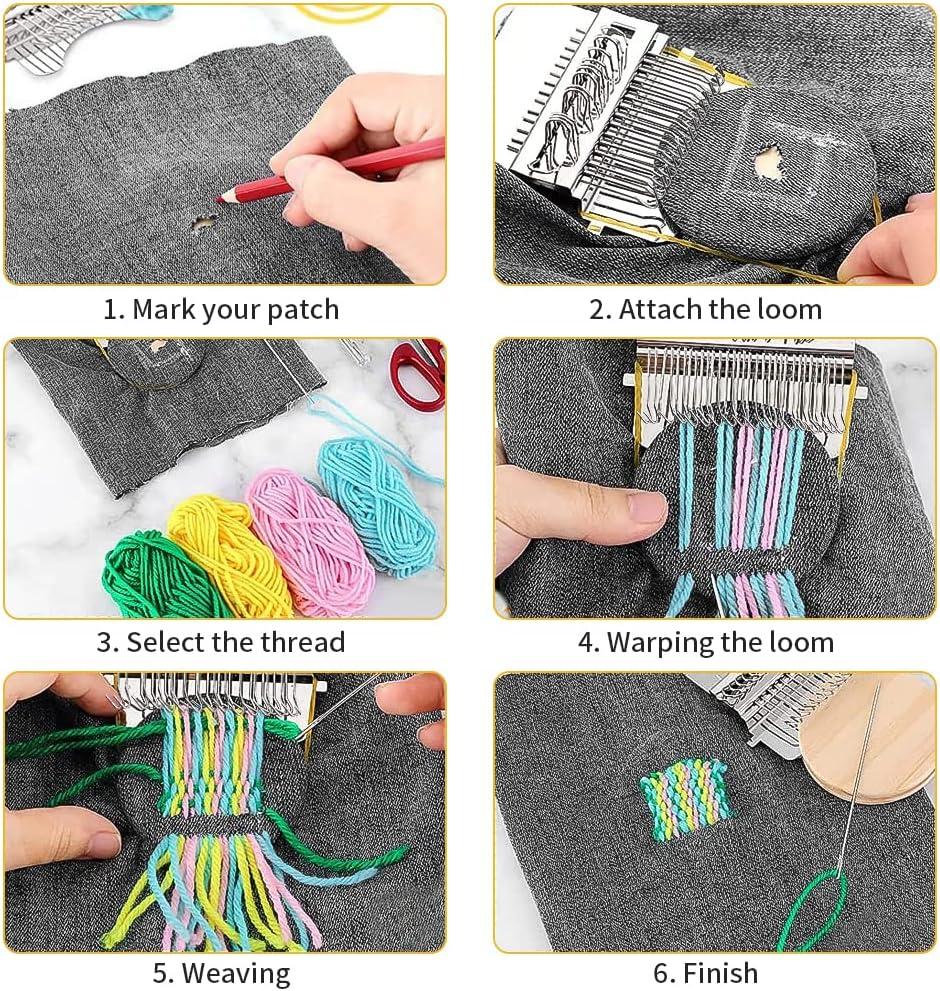 Darning Loom Speedweve Type Weave Tool, Kit De Tear 14 Pinos | Frete grátis