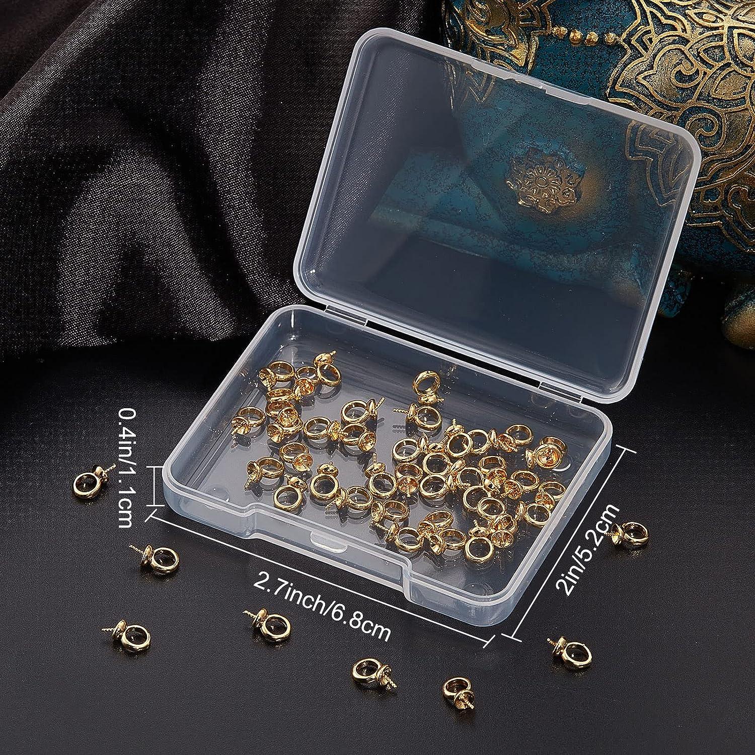 Beebeecraft 1 Boîte 20 Pièces Breloques De Lune Plaquées Or 18 Carats Pendentifs Croissant De Lune Avec Anneau De Saut Pour La Fabrication De Bijoux A Bricoler Soi Meme Collier Bracelet