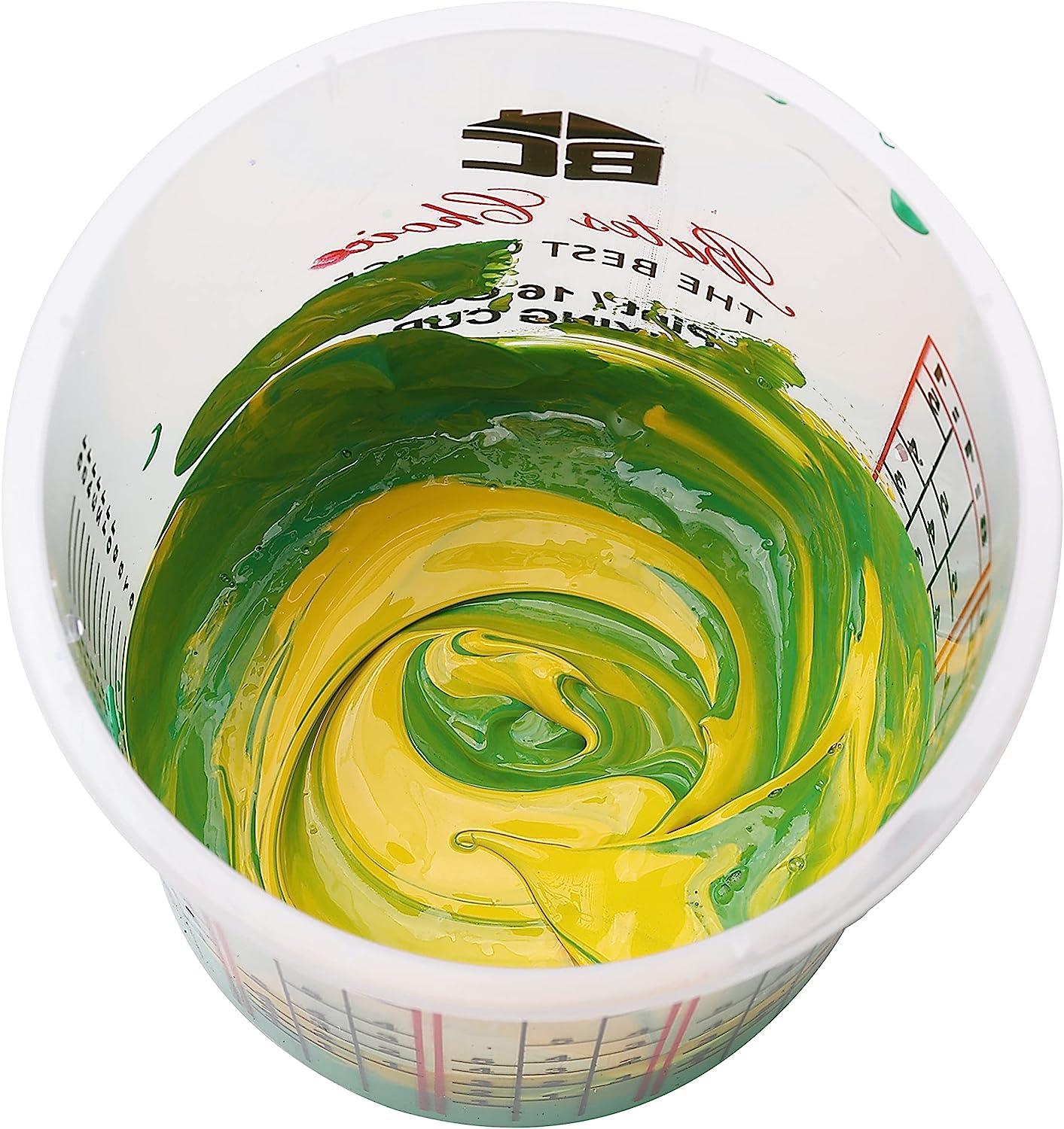 Bates 16 oz Paint Mixing Cups 12 Pack Resin Mixing Cups for Epoxy