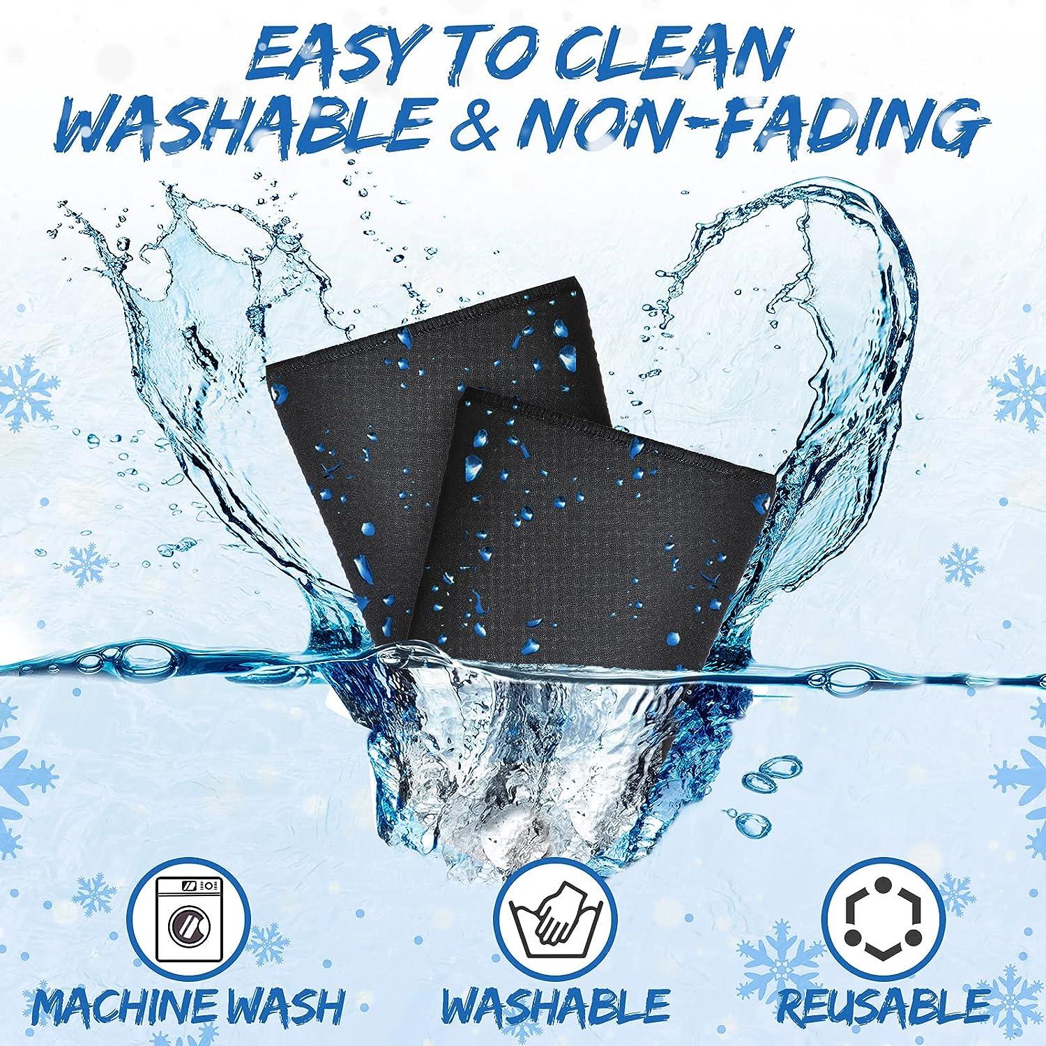 4 Pieces 3 mm Toe Neoprene Warmers Cycling Shoe Covers Toe Black Warmer