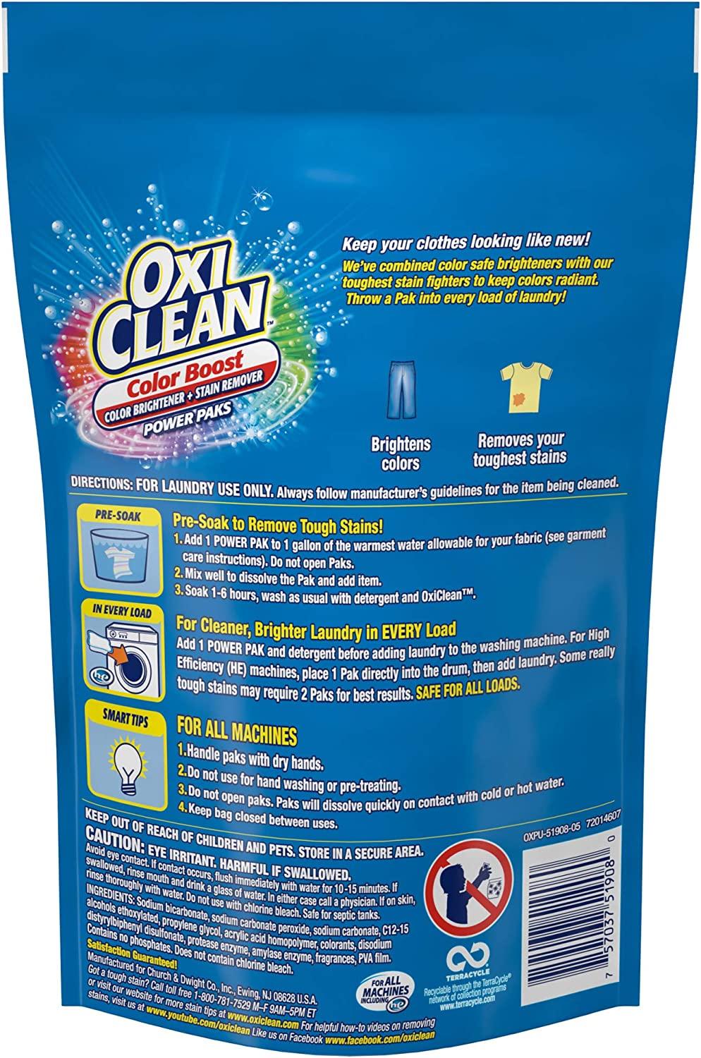 OxiClean Color Boost Power Paks 26 Count (Pack of 1)