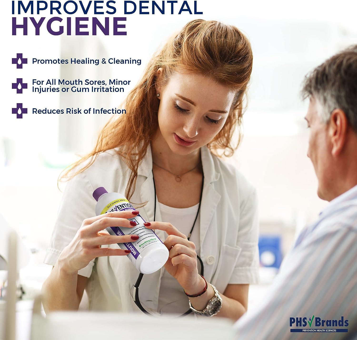 Prevention Mouth Sore Mouthwash Alcohol Free Canker Sore Treatment