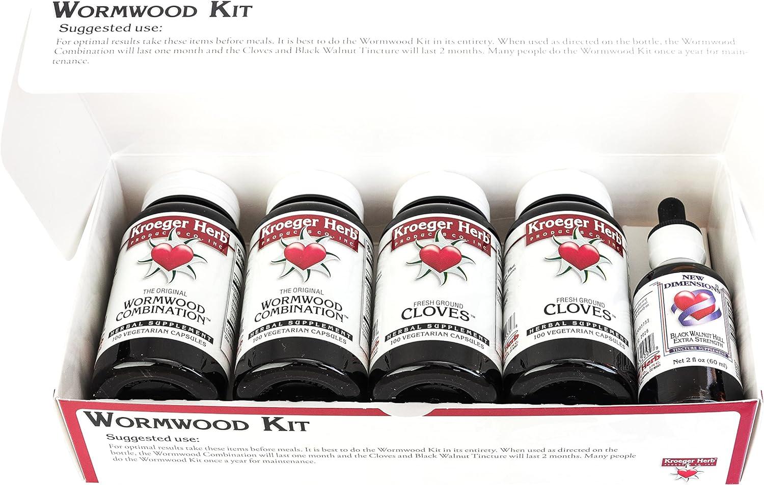 Wormwood Kit 5 Piece Kit Kroeger Herb Co 5 Count (Pack of 1)