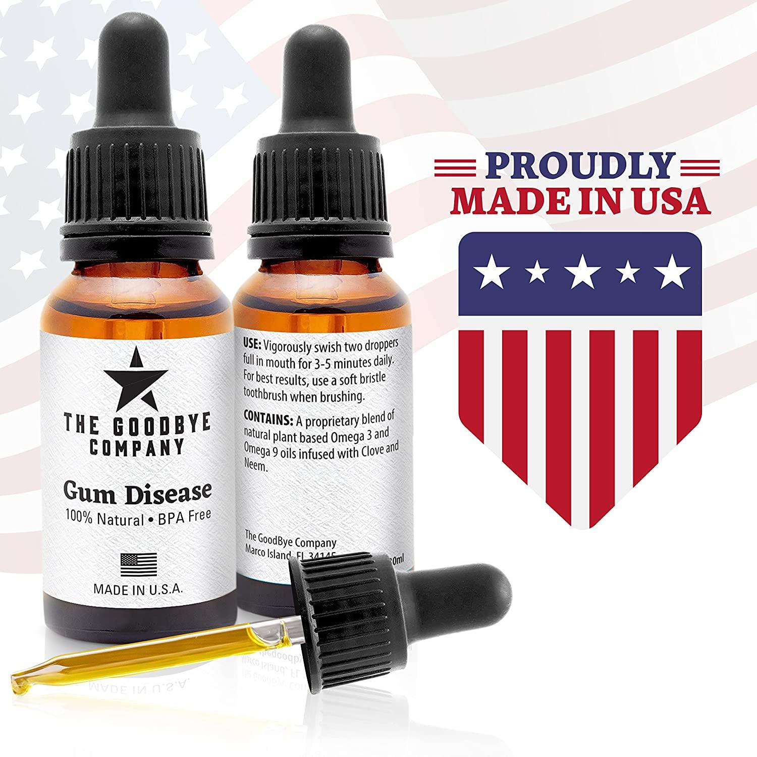 The Goodbye Company Gum Disease Treatment Organic Home Remedy for