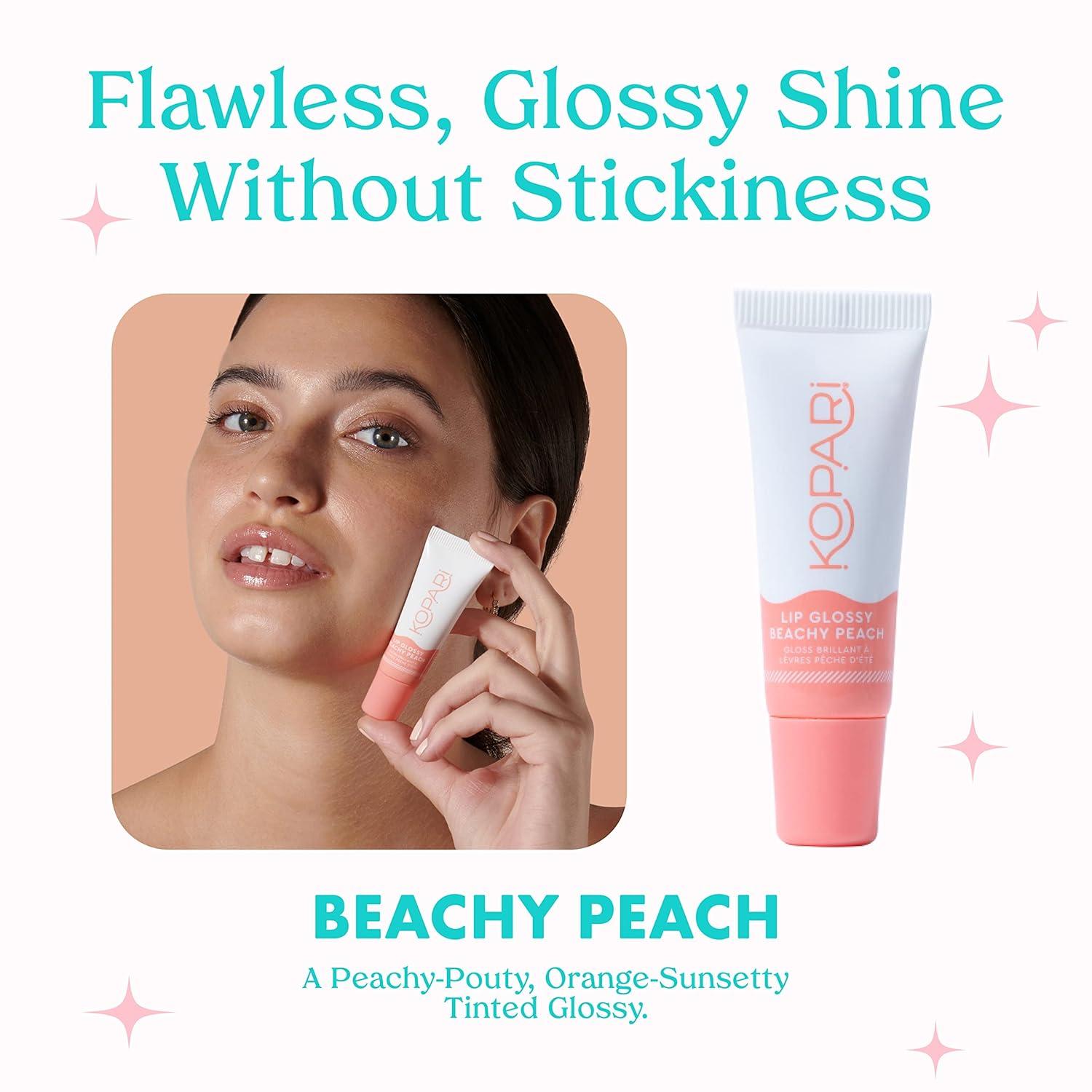 Kopari Beach Peach Lip Glossy 1 Pack