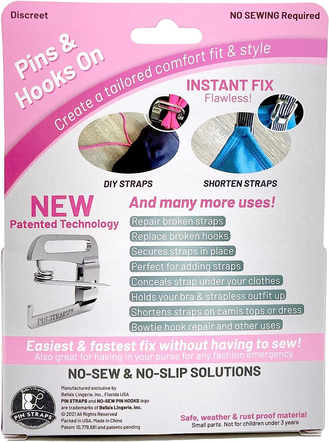 Swimsuit Bra Replacement Hooks - Metal Pin Hooks (2 Pack) | Pin Straps