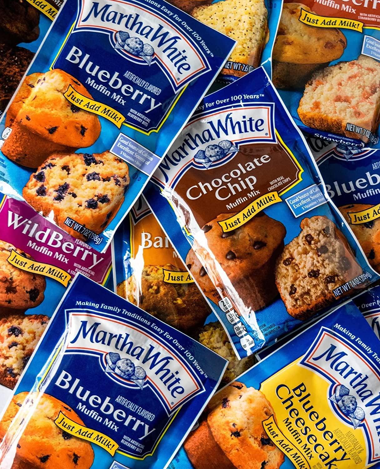 Martha White Muffin Mix Variety Pack with By The Cup Swivel Spoons