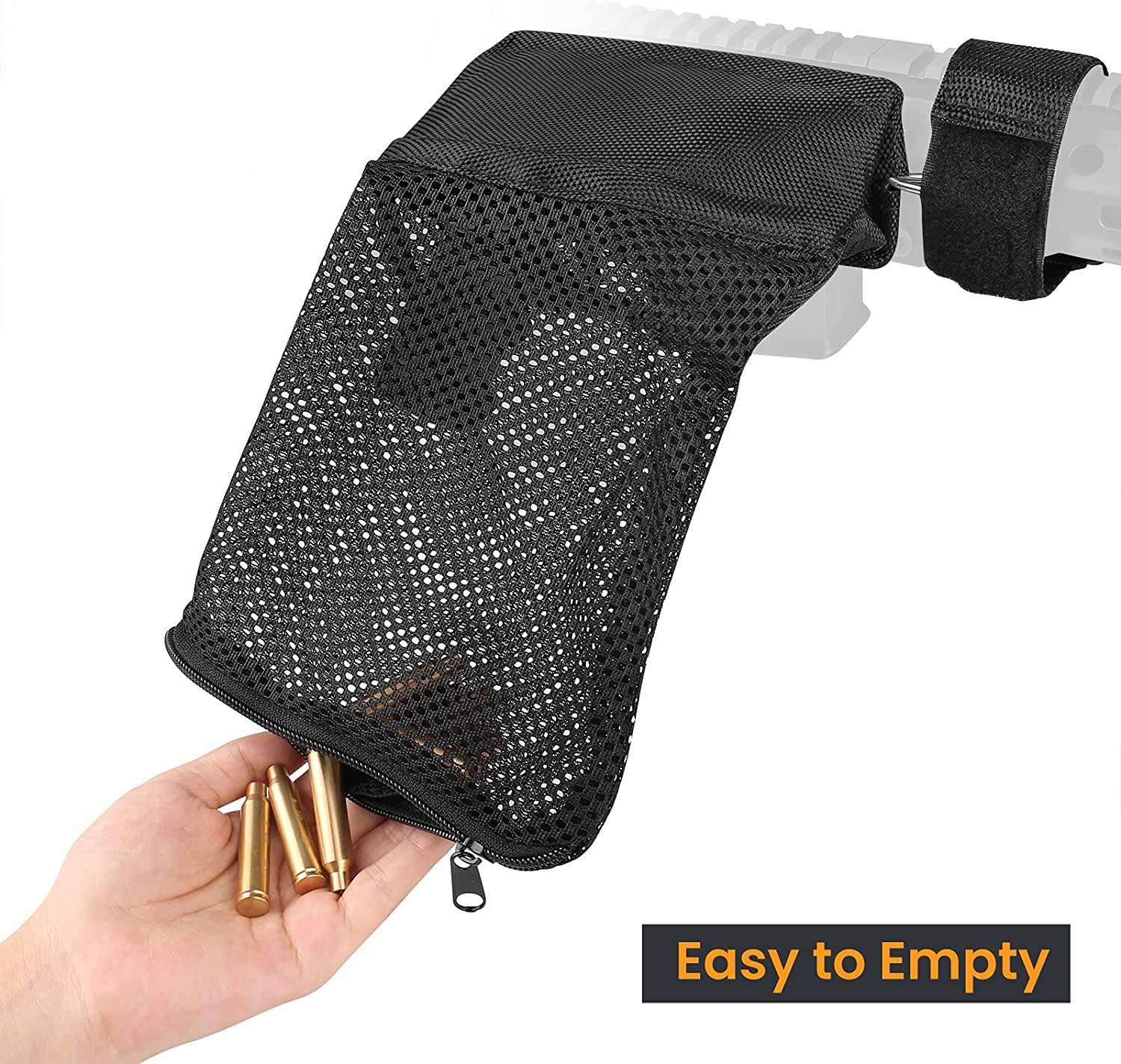 Feyachi Brass Shell Catcher, Tactical Cartridge Nylon Mesh Collector