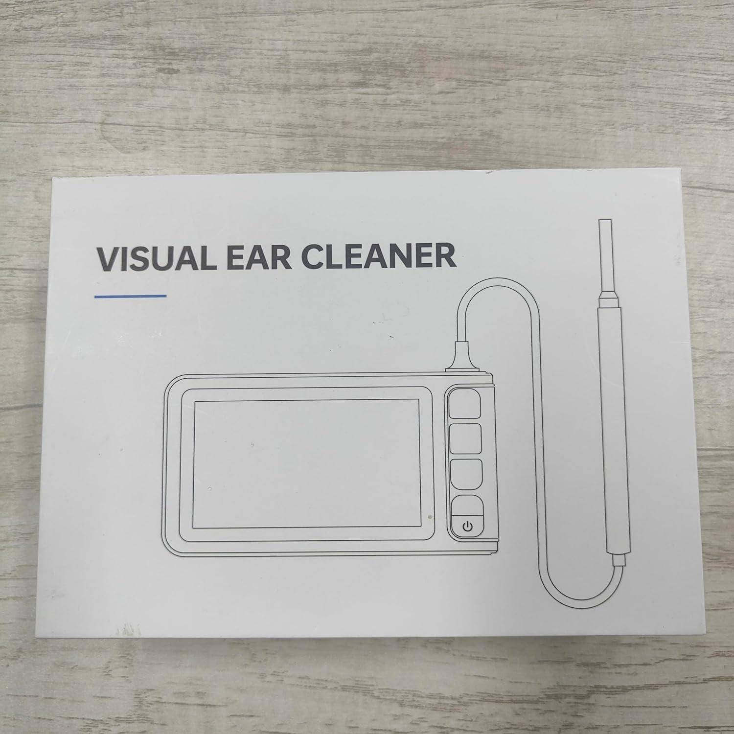 Ear Wax Removal Kit Qimic 10 Megapixel Otoscope Ear Camera with 5'' IPS