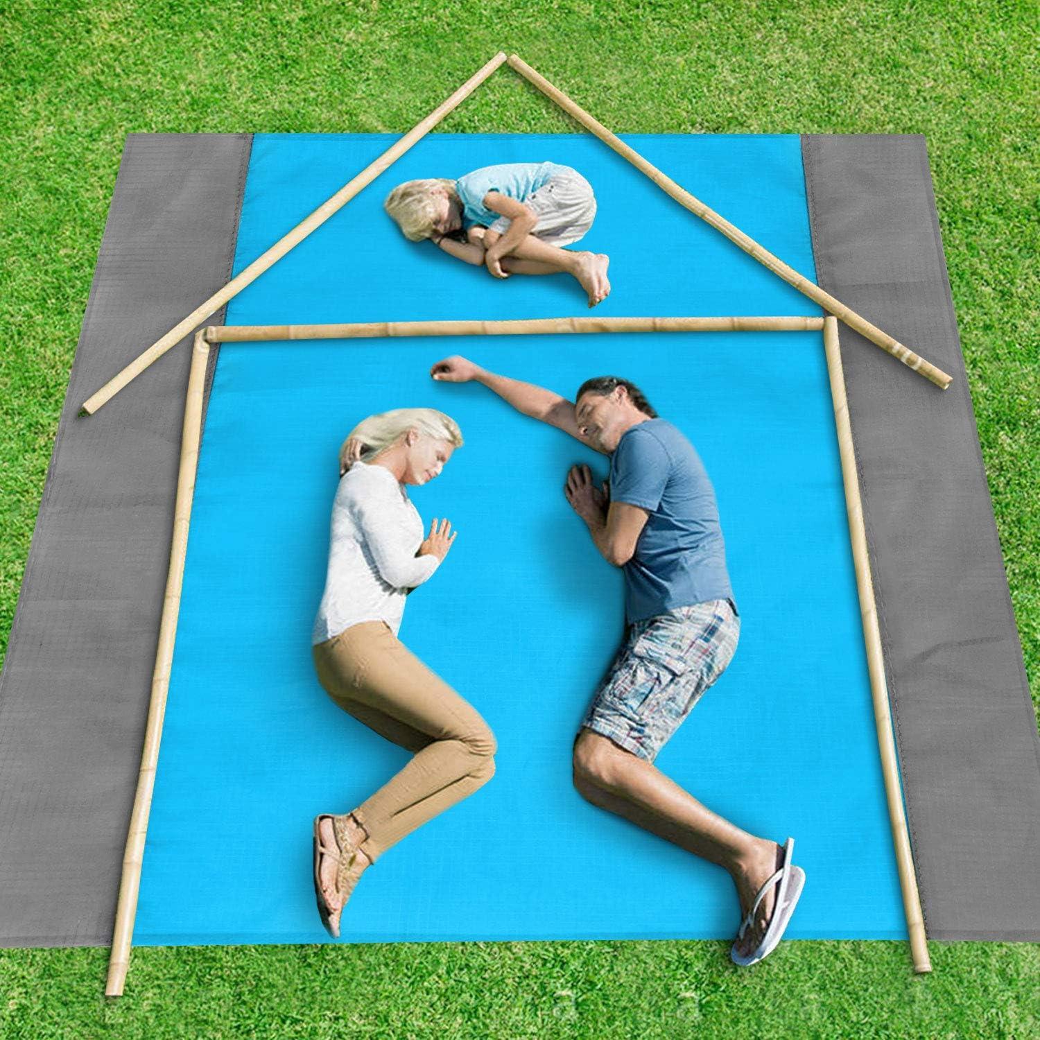 ISOPHO 79''x83'' Beach Blanket - Waterproof & Sandproof