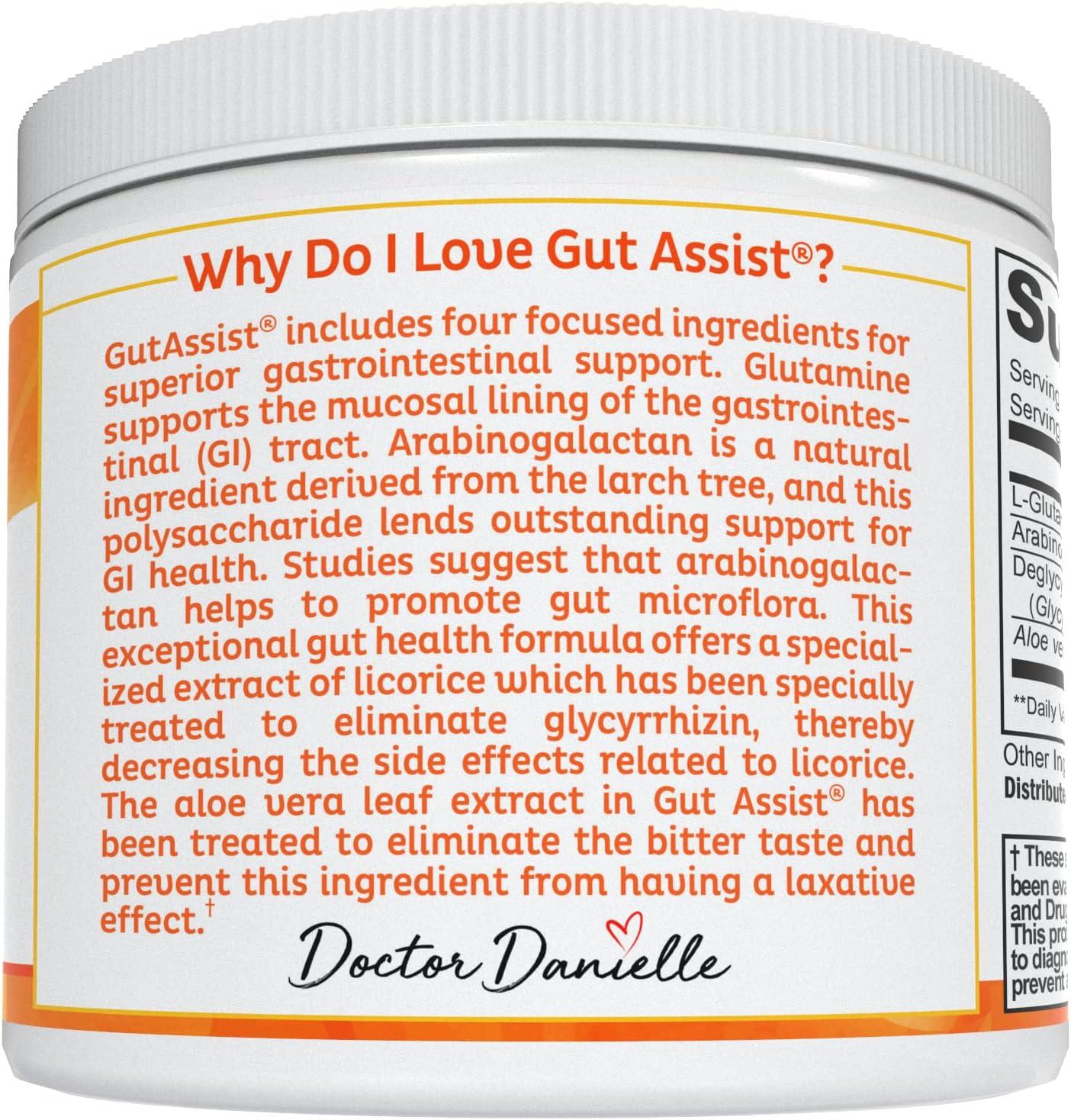 Gut Assist Powder Leaky Gut Repair Supplement with Glutamine