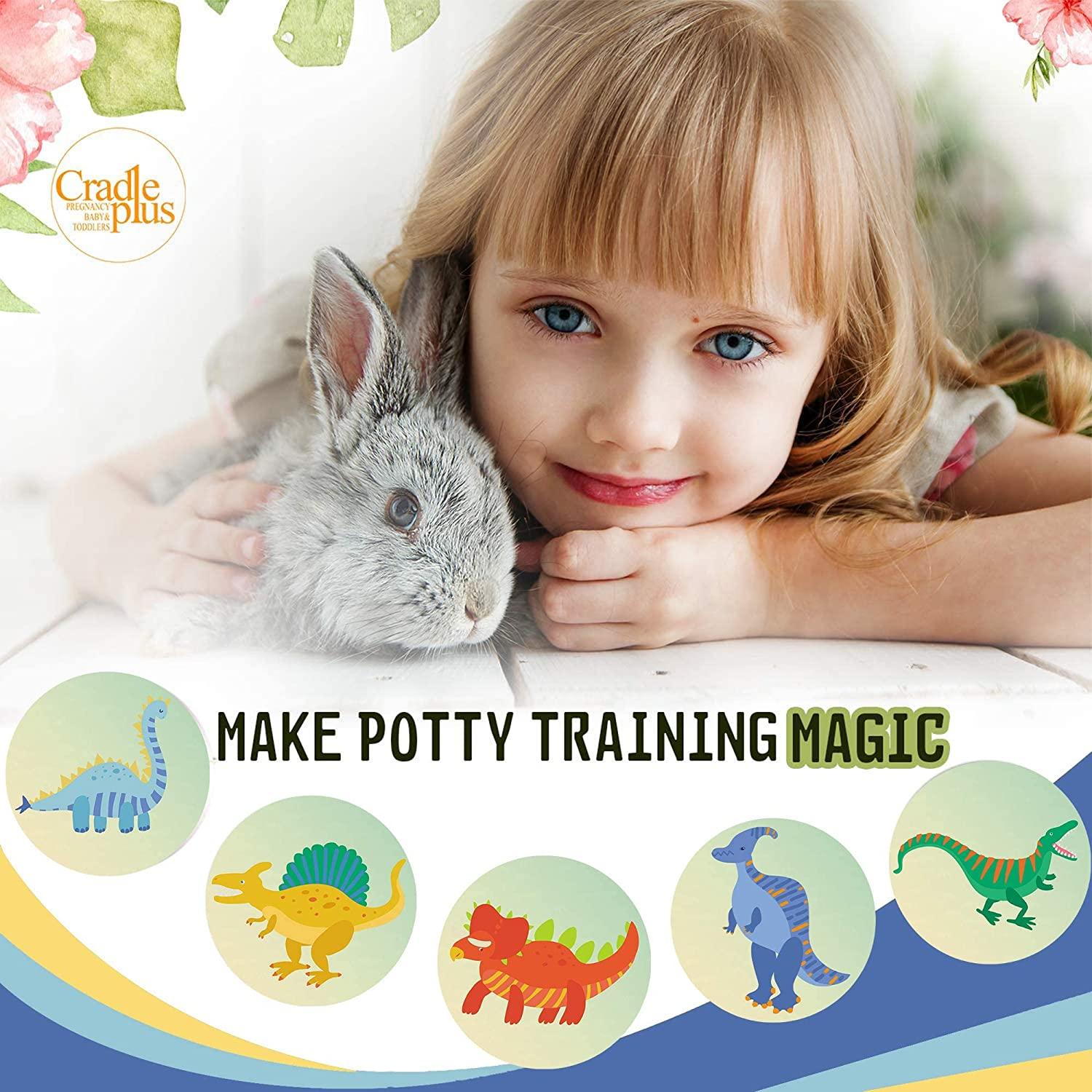Potty Training Seat Magic Sticker Dinosaur Toddler Potty Training