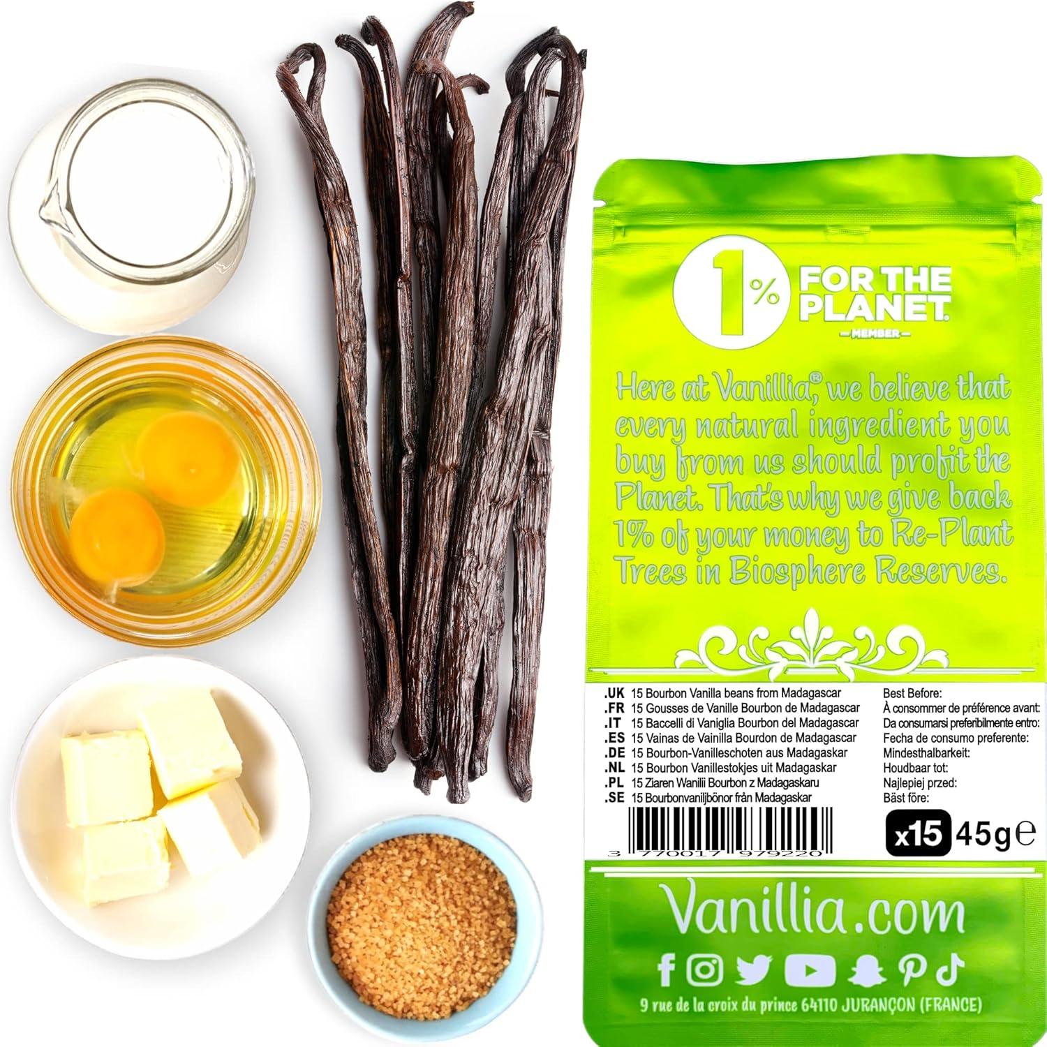 Bourbon Vanilla Pods (75 Pieces - 12-13 Cm) 100% Natural From - View #4