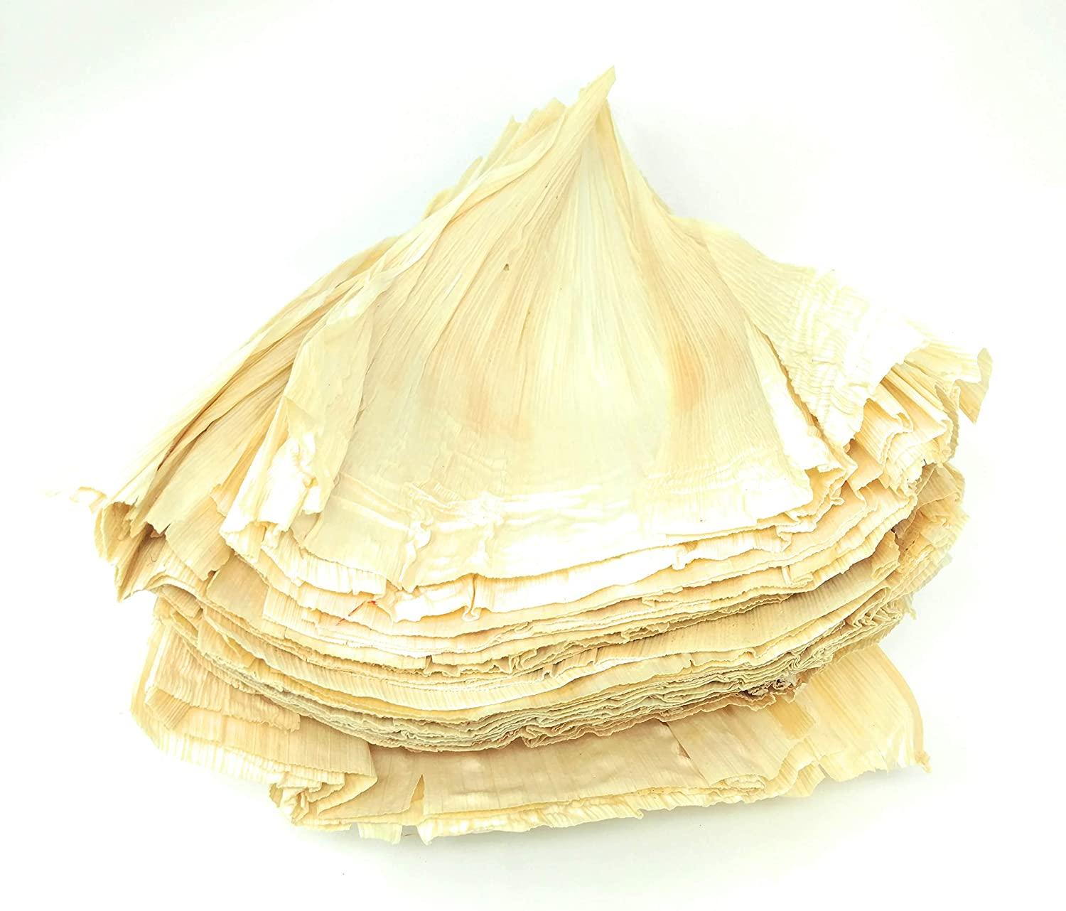 Premium Dried Corn Husks for Tamales 1 LB (16oz) Natural Tamale