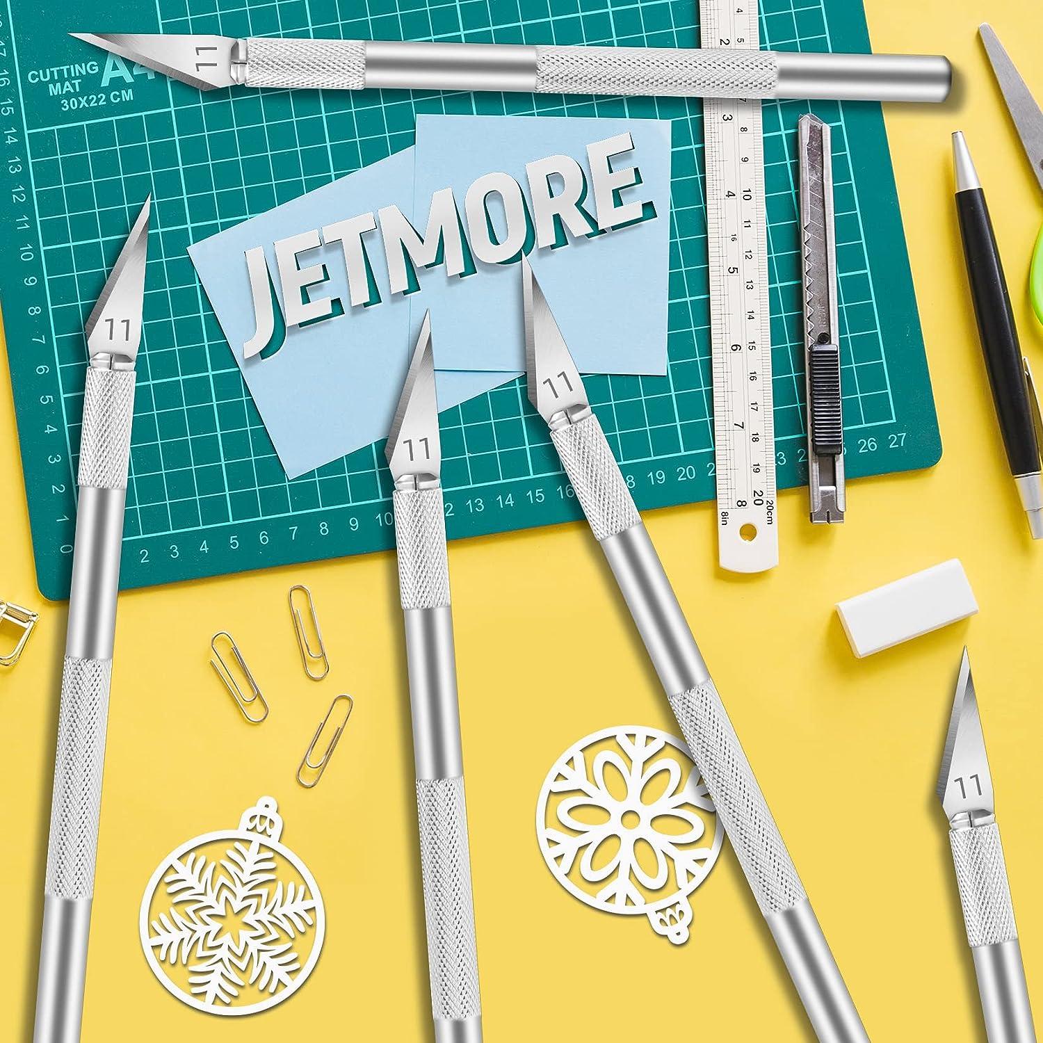 Jetmore 10 Pack Exacto Knife, Stainless Steel Exacto Knife Set, Sharp