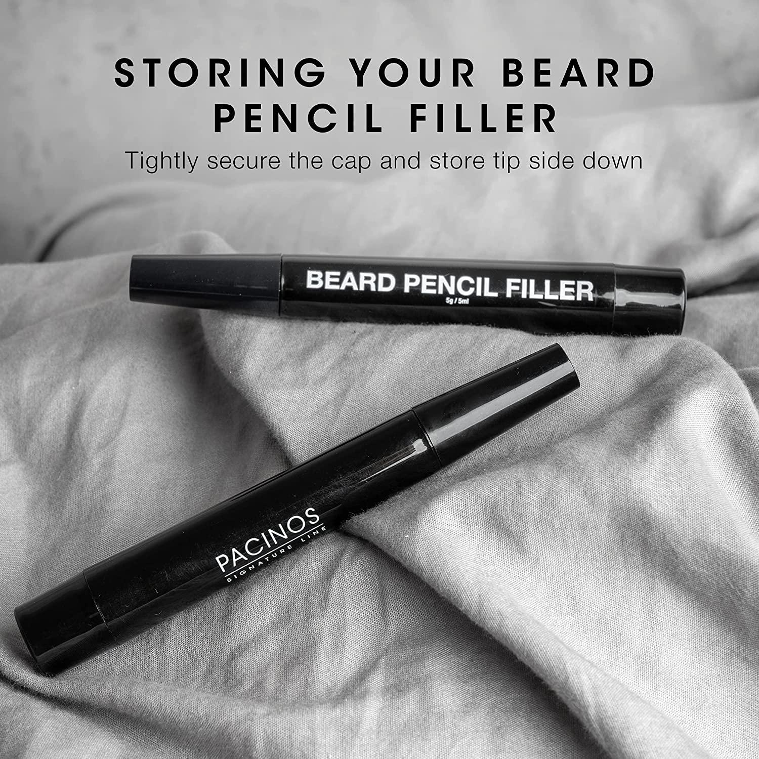 Pacinos Beard Pencil Filler Water Proof, Long Lasting Coverage