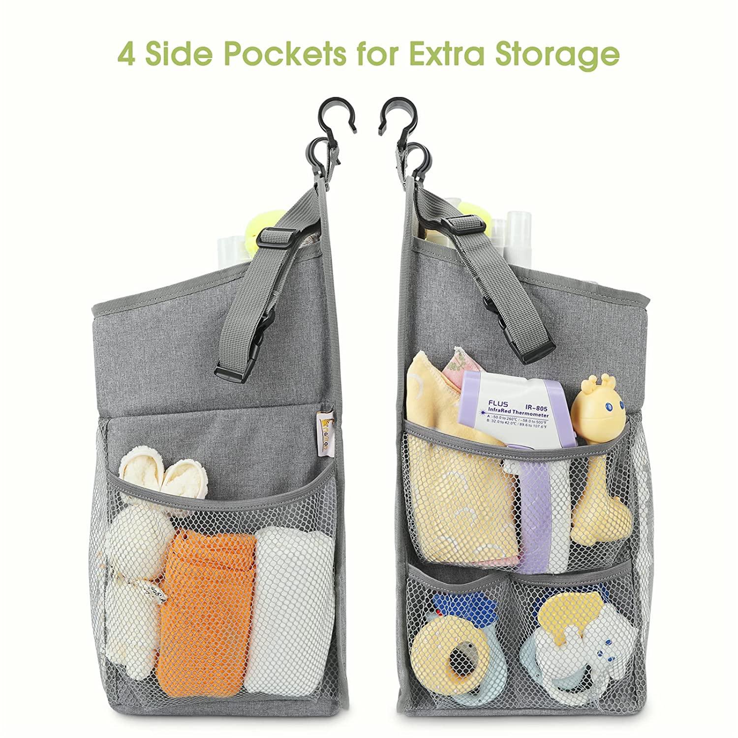 Changing Table Diaper Organizer Baby Hanging Diaper Stacker Nursery