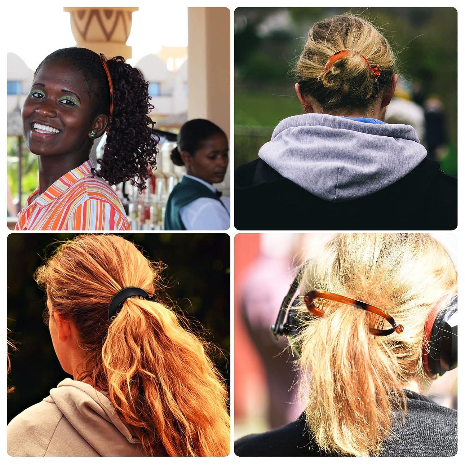 Short Hair Banana Clip Hairstyles Black Hair Small Claw Clip