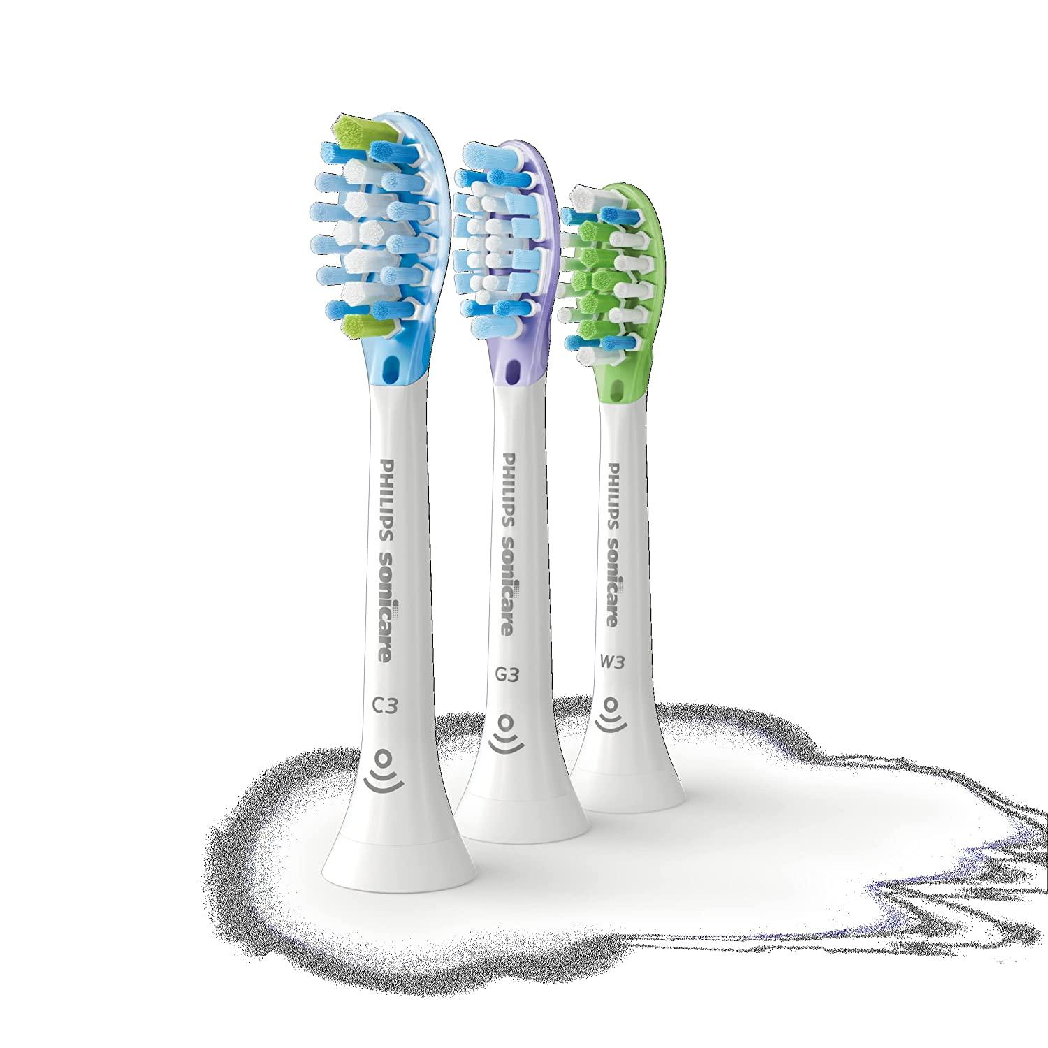 Philips Sonicare Genuine Replacement Toothbrush Heads Variety Pack, C3