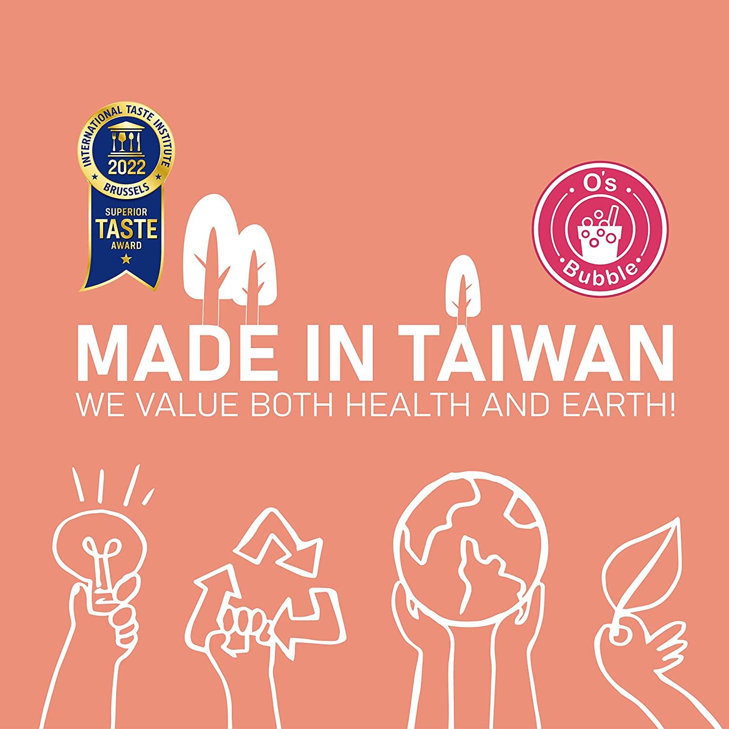 O's Bubble Gummy Boba Soy Milk, 10.7 Fl Oz (Pack of 6) Plant Based