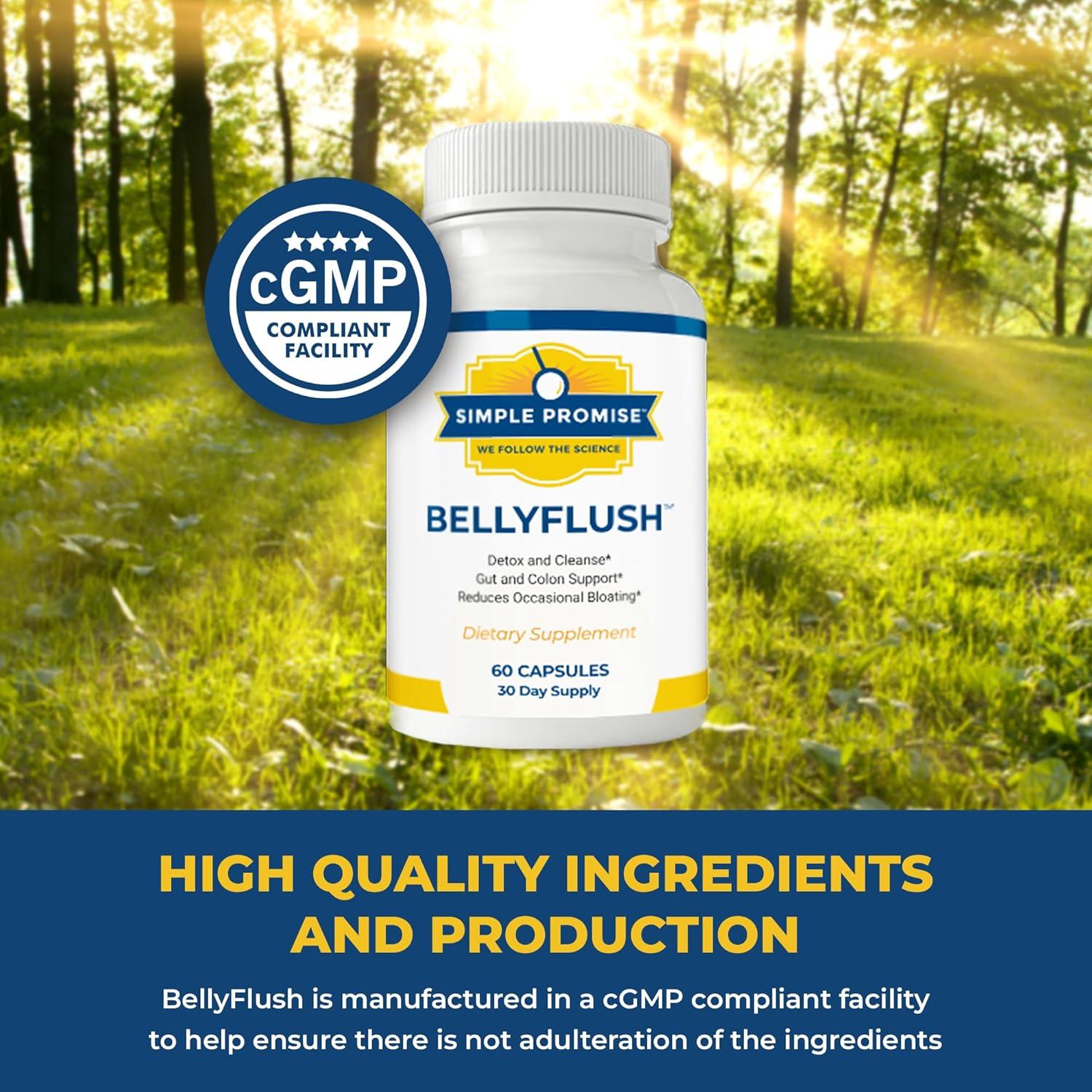 Simple Promise BellyFlush - Detox & Colon Cleanse for Digestive Health - 60  Capsules - International Shipping Available | Buy Now with Express  International Delivery | GoSupps.com